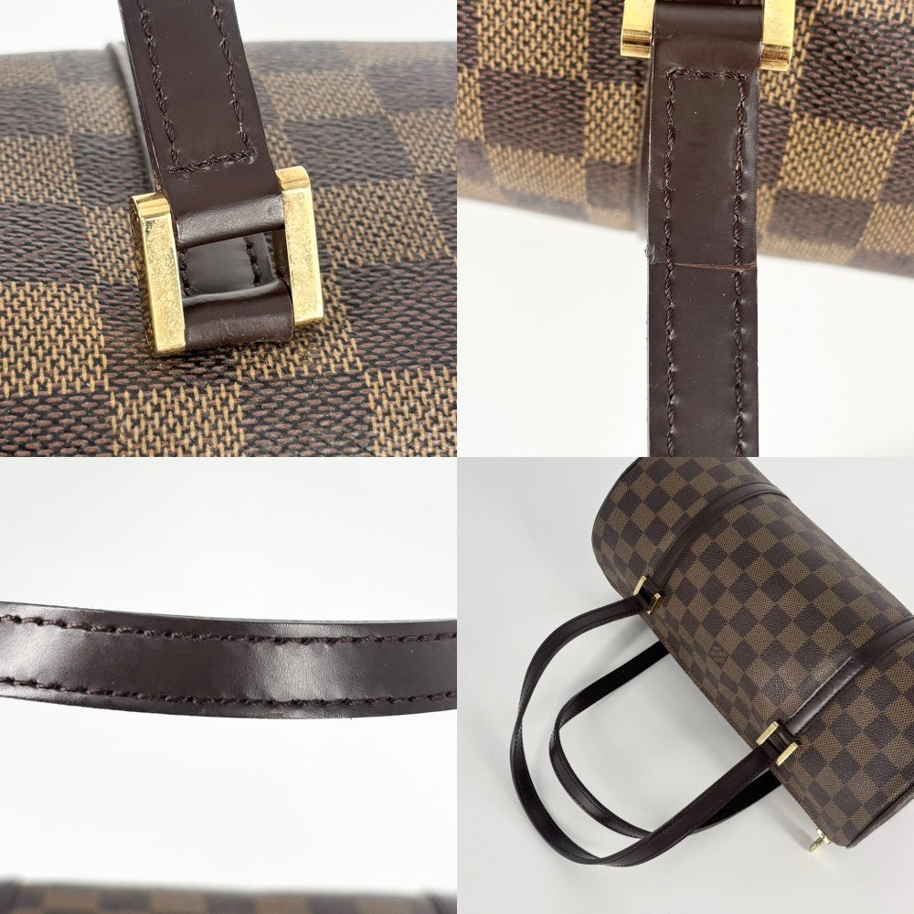 LOUIS VUITTON ルイヴィトン ハンドバッグ パピヨン30 かばん N51303 ダミエキャンバス ブラウン 茶 ゴールド金具 レディース【中古品】