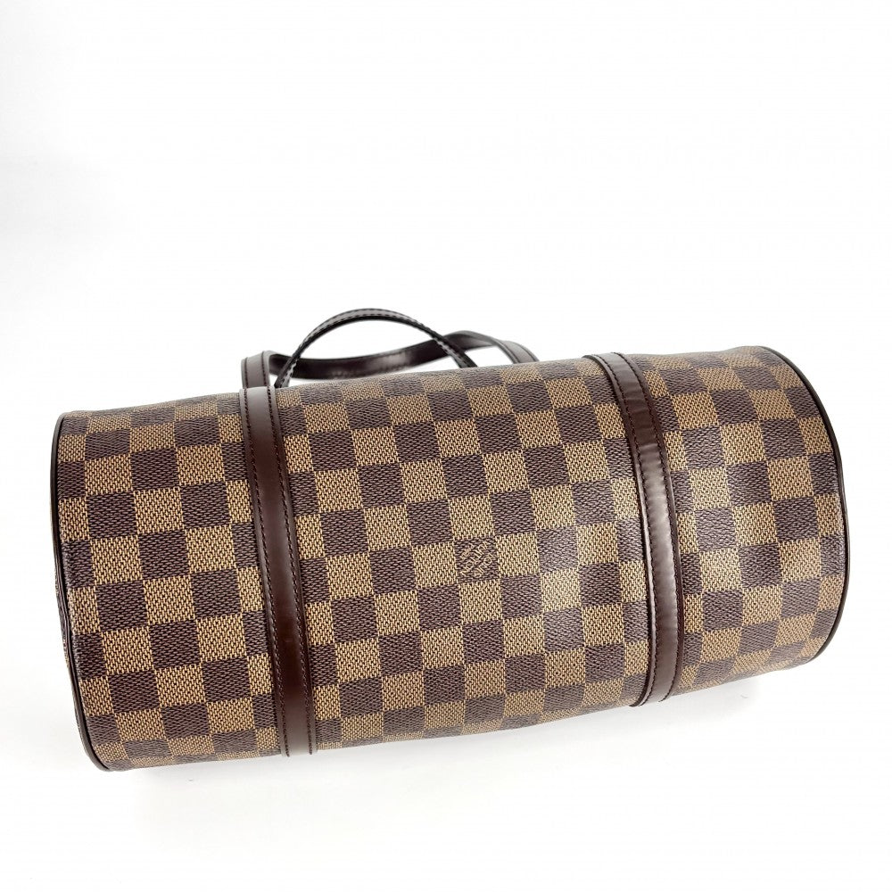 LOUIS VUITTON ルイヴィトン ハンドバッグ パピヨン30 かばん N51303 ダミエキャンバス ブラウン 茶 ゴールド金具 レディース【中古品】