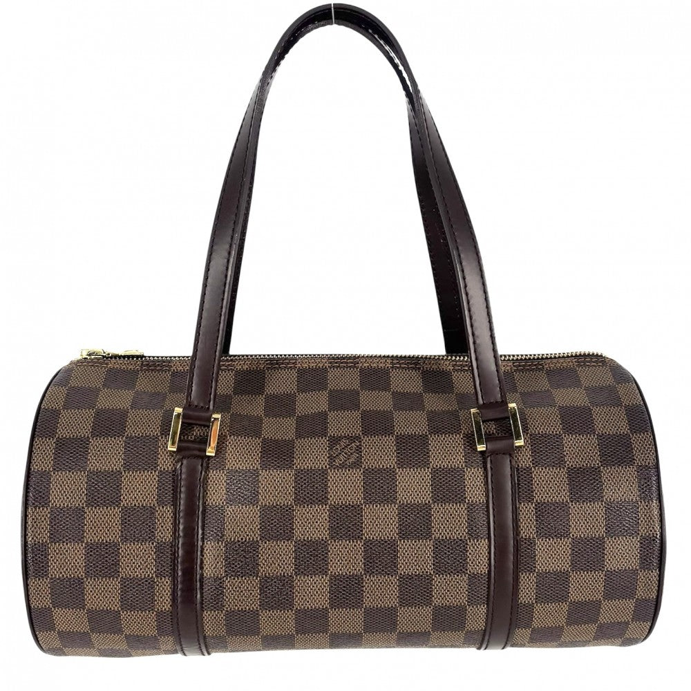 LOUIS VUITTON ルイヴィトン ハンドバッグ パピヨン30 かばん N51303 ダミエキャンバス ブラウン 茶 ゴールド金具 レディース【中古品】