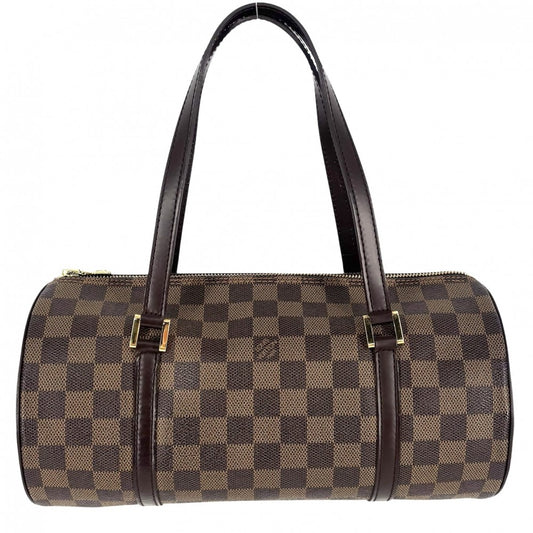 LOUIS VUITTON ルイヴィトン ハンドバッグ パピヨン30 かばん N51303 ダミエキャンバス ブラウン 茶 ゴールド金具 レディース【中古品】