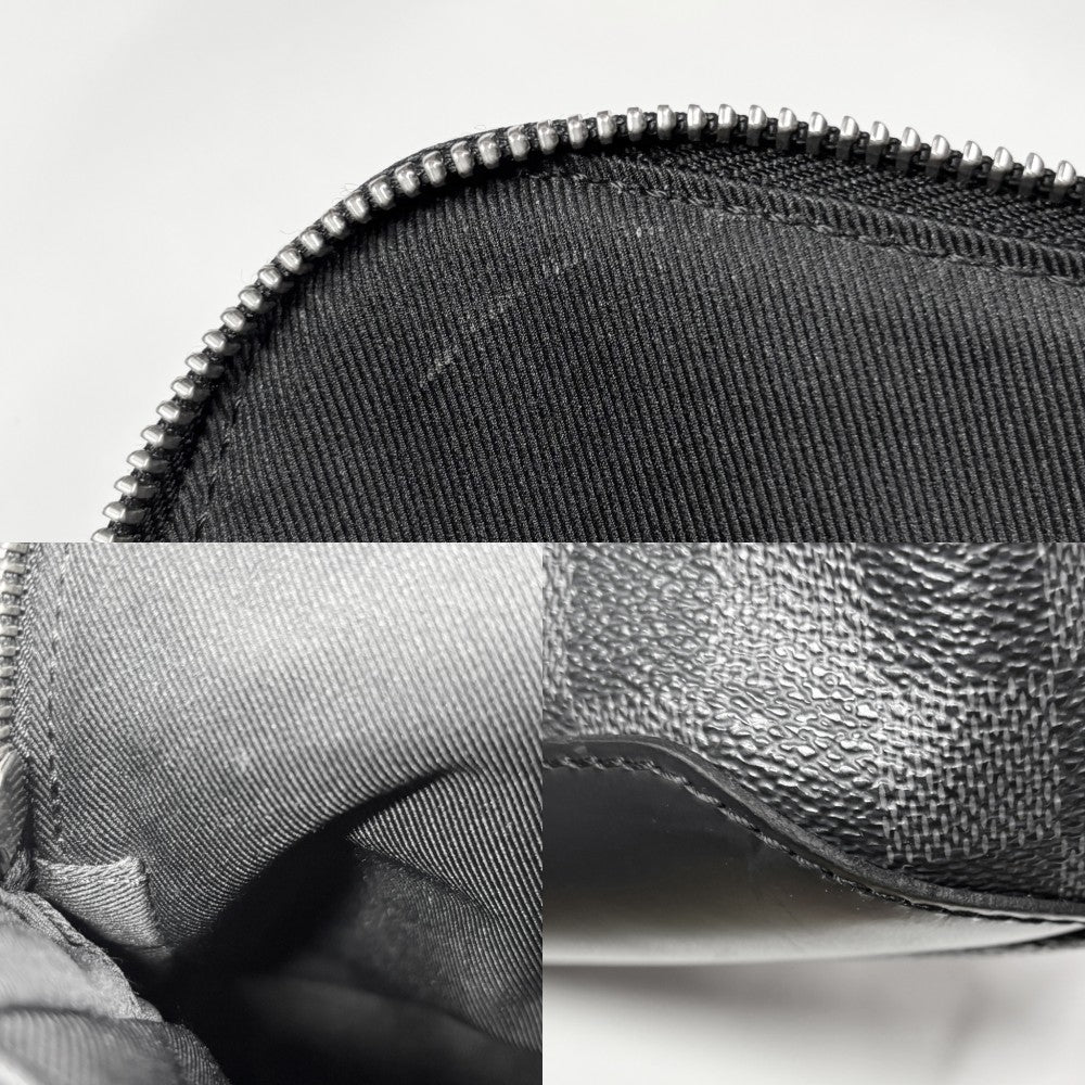 LOUIS VUITTON ルイヴィトン ボディバッグ アヴェニュー スリングバッグ クロスボディバッグ N41719 ダミエグラフィットキャンバス ブラック 黒 シルバー金具 メンズ【中古品】