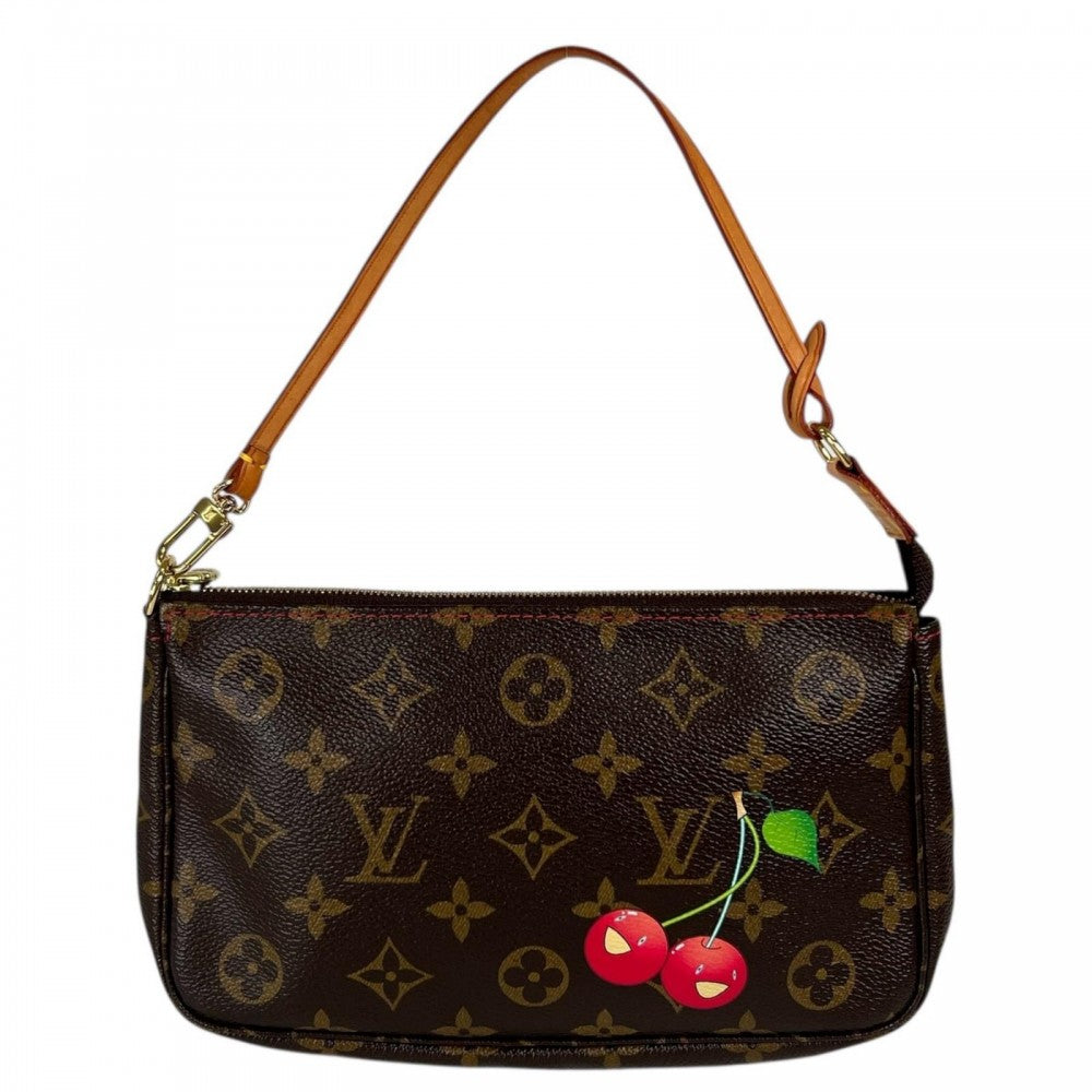 LOUIS VUITTON ルイヴィトン ハンドバッグ ｱｸｾｿﾜｰﾙ M95008 モノグラムキャンバス ブラウン 茶 ゴールド金具 レディース【中古品】