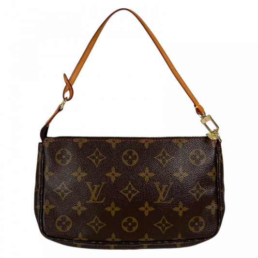LOUIS VUITTON ルイヴィトン ハンドバッグ ｱｸｾｿﾜｰﾙ M95008 モノグラムキャンバス ブラウン 茶 ゴールド金具 レディース【中古品】