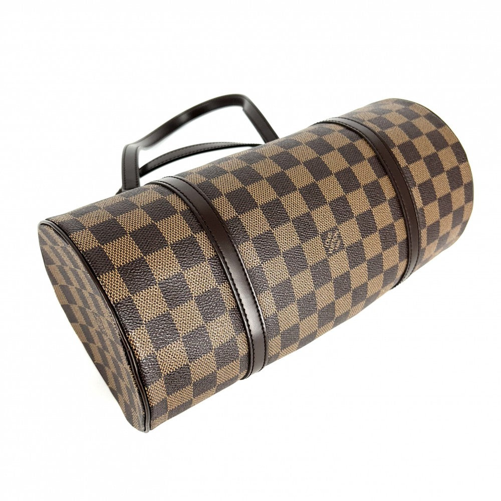 【開店SALE】 LOUIS VUITTON ルイヴィトン ハンドバッグ パピヨン30 N51303 ダミエキャンバス ブラウン 茶 ゴールド金具 レディース【中古品】