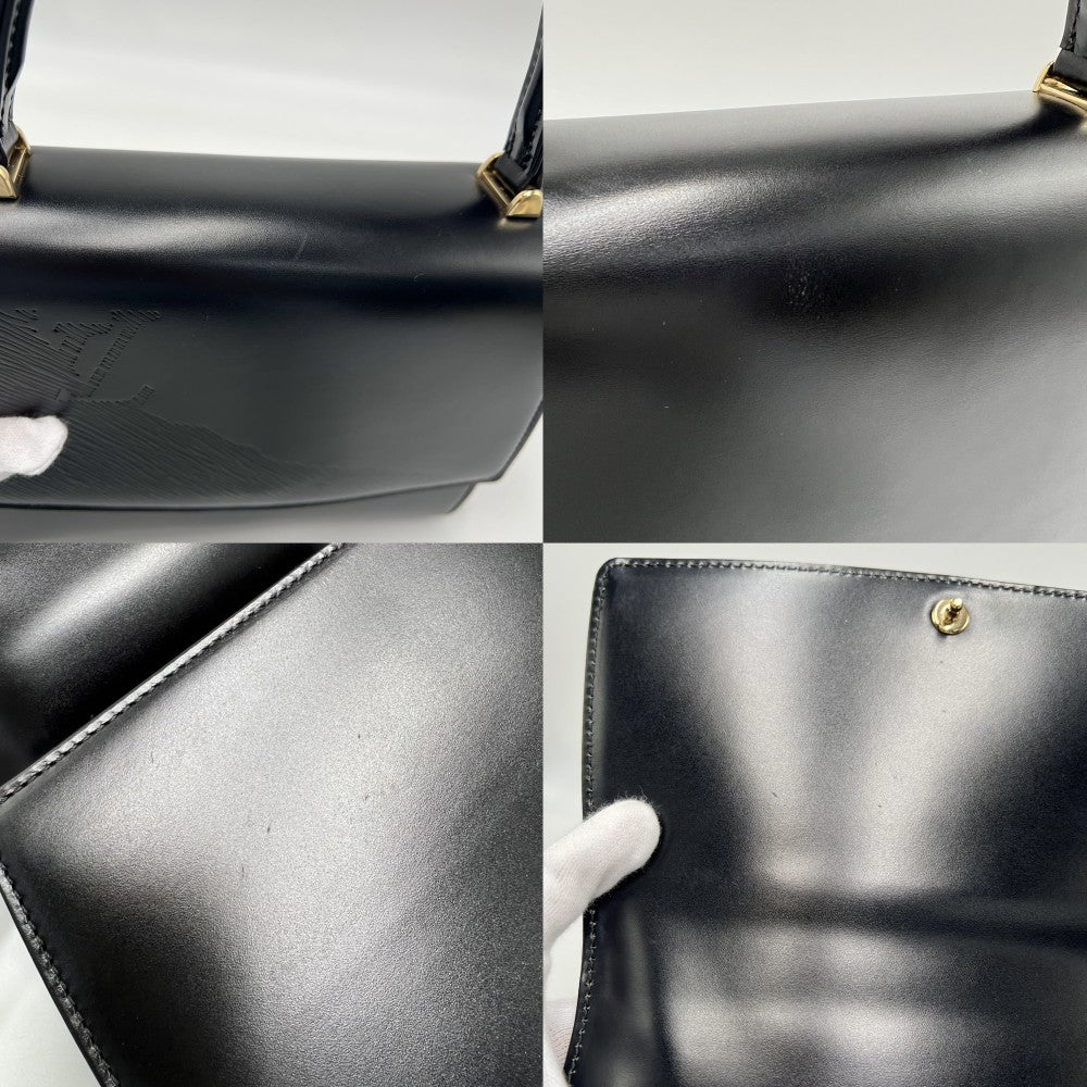 LOUIS VUITTON ルイヴィトン ハンドバッグ オペラライン アテネ かばん 鞄 レザー ブラック 黒 ゴールド金具 レディース【中古品】