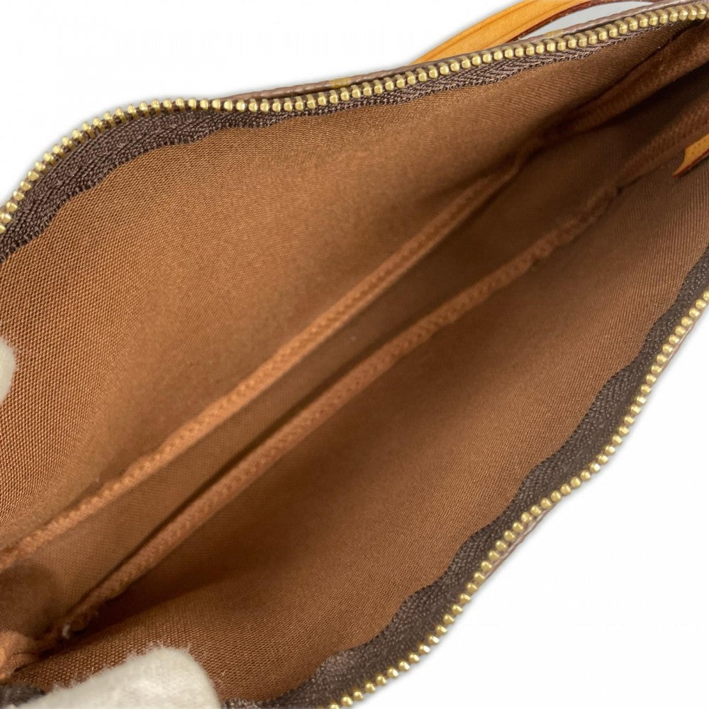 LOUIS VUITTON ルイヴィトン ハンドバッグ ポシェット アクセソワール M51980 モノグラムキャンバス ブラウン 茶 ゴールド金具 ユニセックス【中古品】