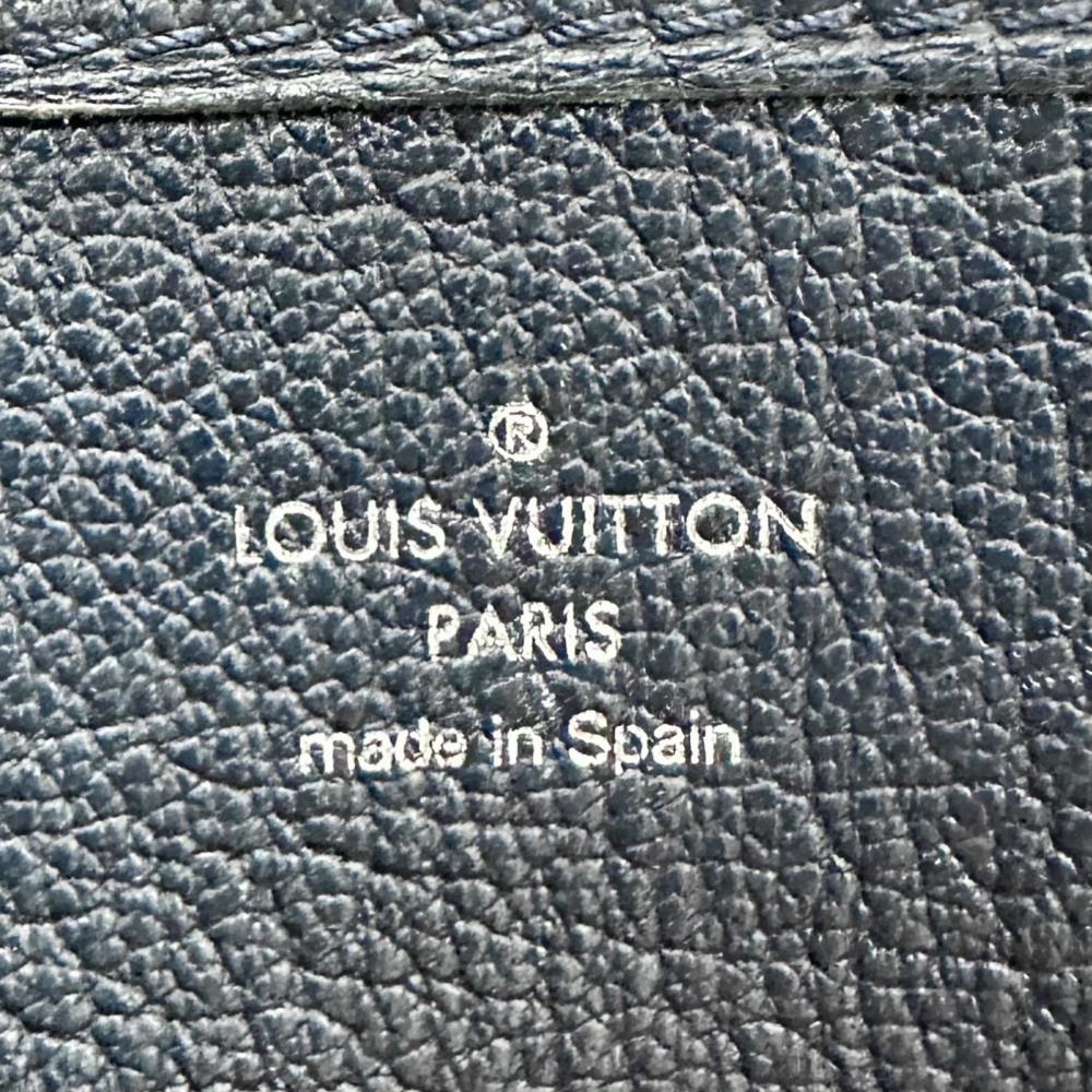 LOUIS VUITTON ルイヴィトン トートバッグ カバ・ヴォワヤージュ NV M53240 トリヨン ネイビー 紺 シルバー金具 メンズ【中古品】