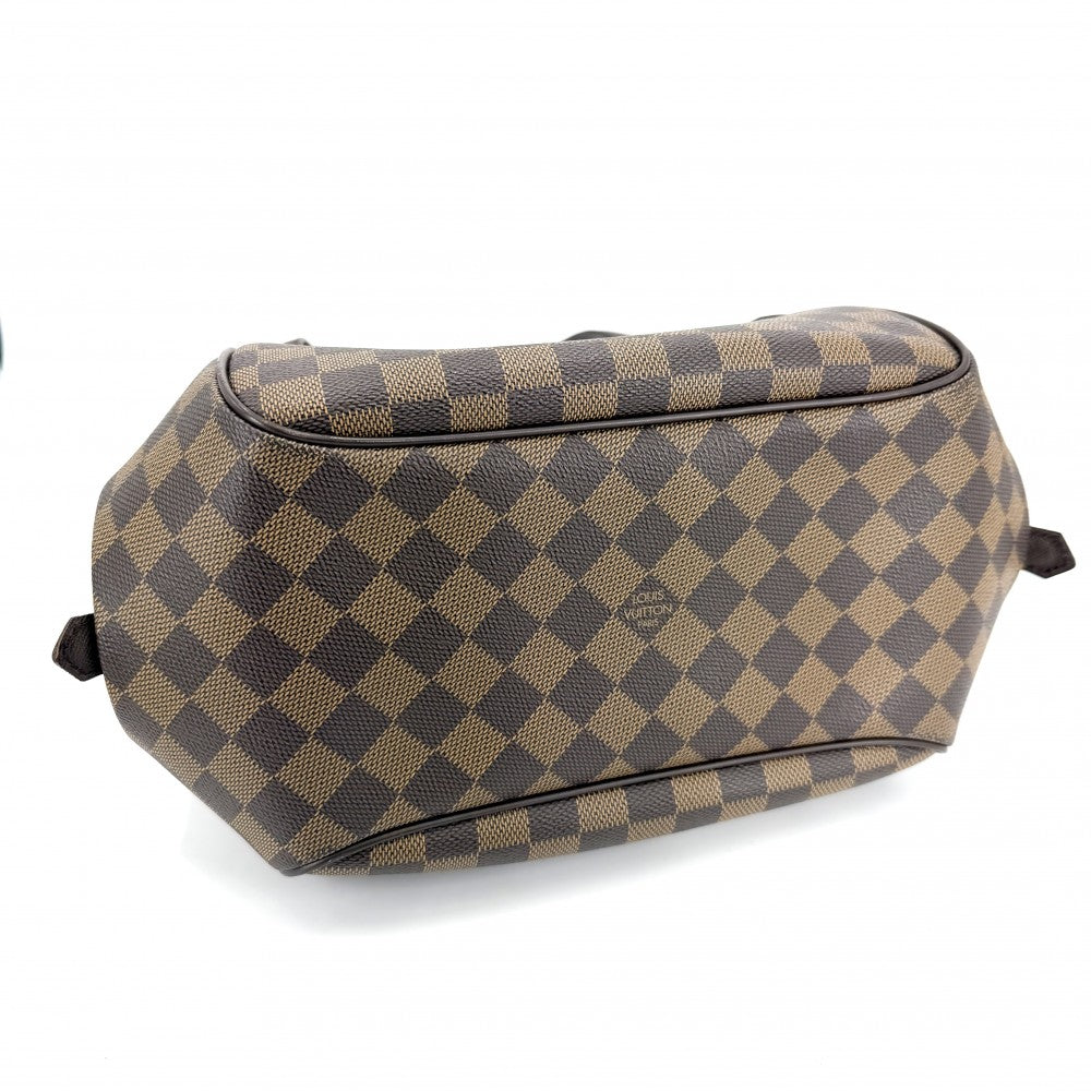 LOUIS VUITTON ルイヴィトン ハンドバッグ ベレムMM トートバッグ N51174 ダミエキャンバス ブラウン 茶 ゴールド金具 レディース【中古品】