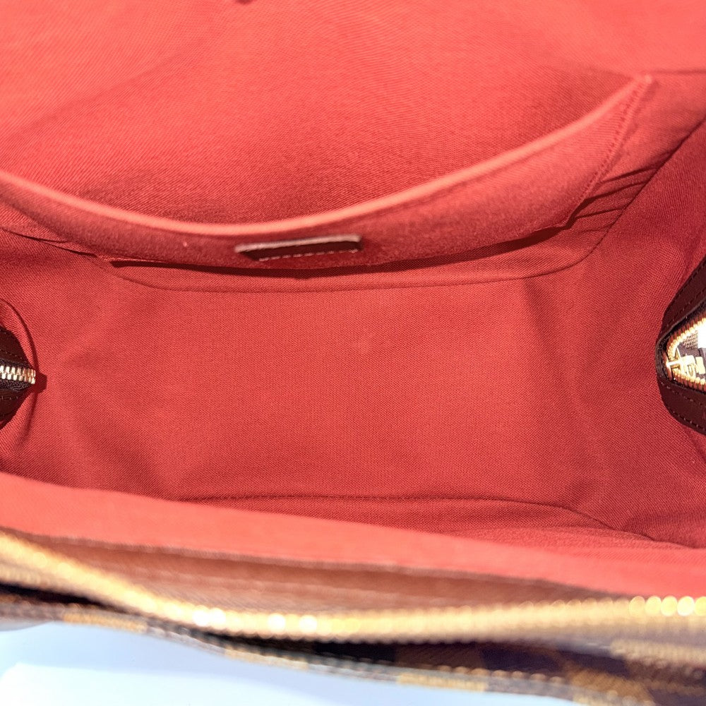 LOUIS VUITTON ルイヴィトン ハンドバッグ ベレムMM トートバッグ N51174 ダミエキャンバス ブラウン 茶 ゴールド金具 レディース【中古品】