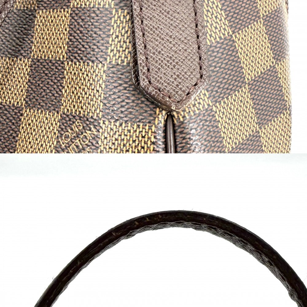 LOUIS VUITTON ルイヴィトン ハンドバッグ ベレムMM トートバッグ N51174 ダミエキャンバス ブラウン 茶 ゴールド金具 レディース【中古品】
