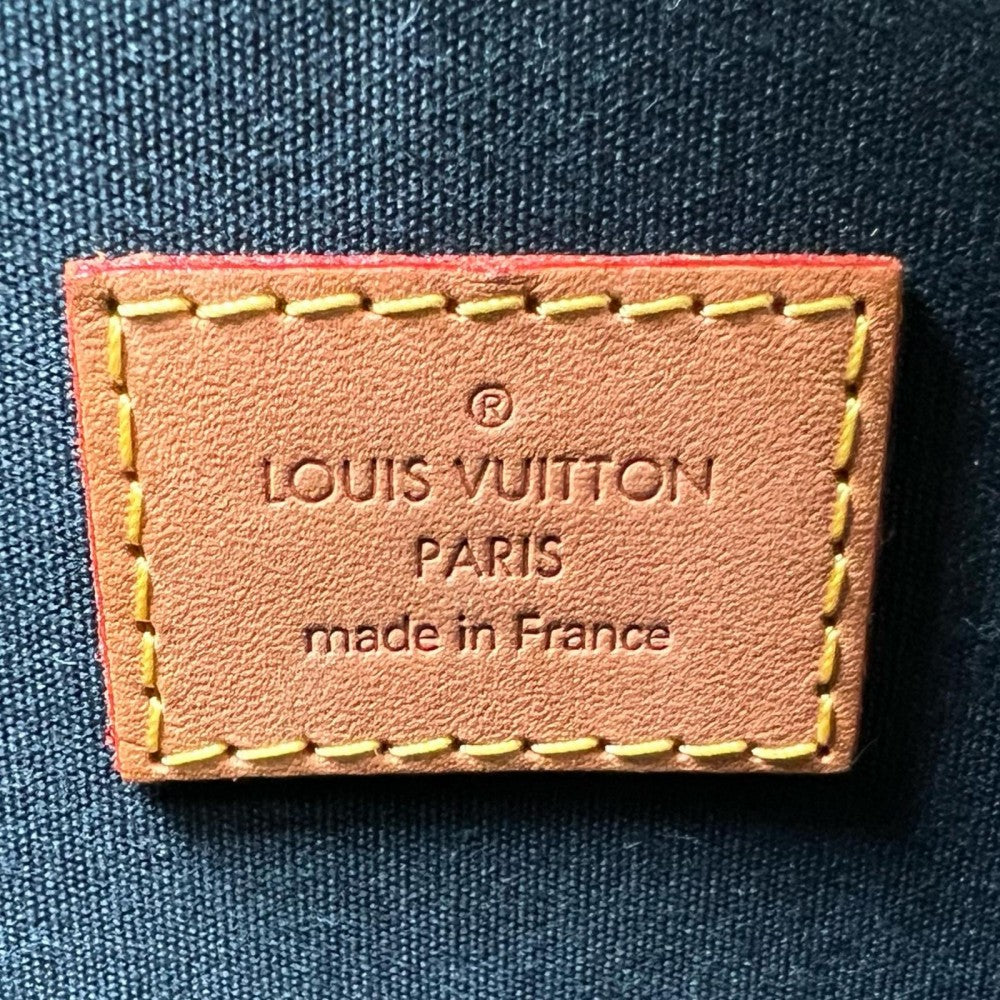 LOUIS VUITTON ルイヴィトン ハンドバッグ アルマ M91612 ヴェルニ グリーン 緑 ゴールド金具 レディース【中古品】