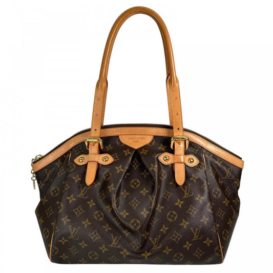 LOUIS VUITTON ルイヴィトン ハンドバッグ ティボリGM M40144 モノグラムキャンバス ブラウン 茶 ゴールド金具 レディース【中古品】