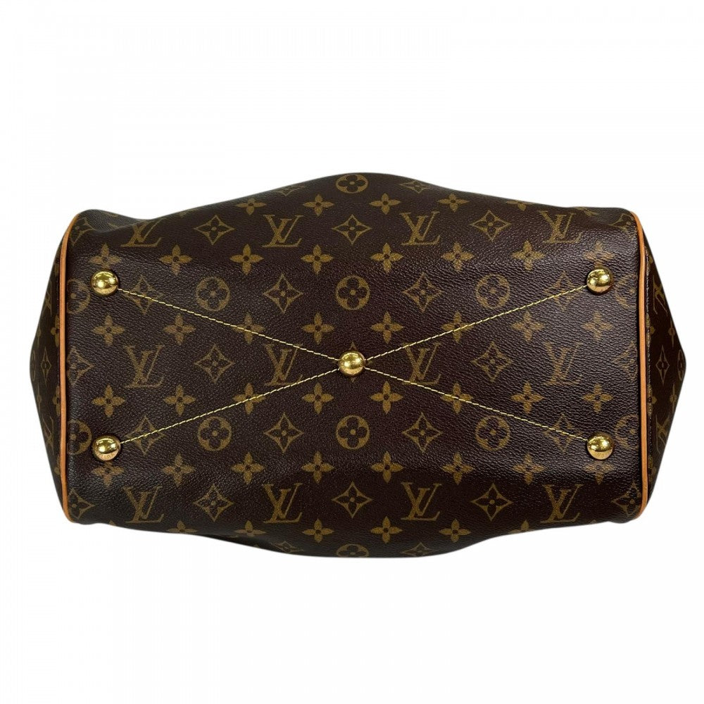 LOUIS VUITTON ルイヴィトン ハンドバッグ ティボリGM M40144 モノグラムキャンバス ブラウン 茶 ゴールド金具 レディース【中古品】