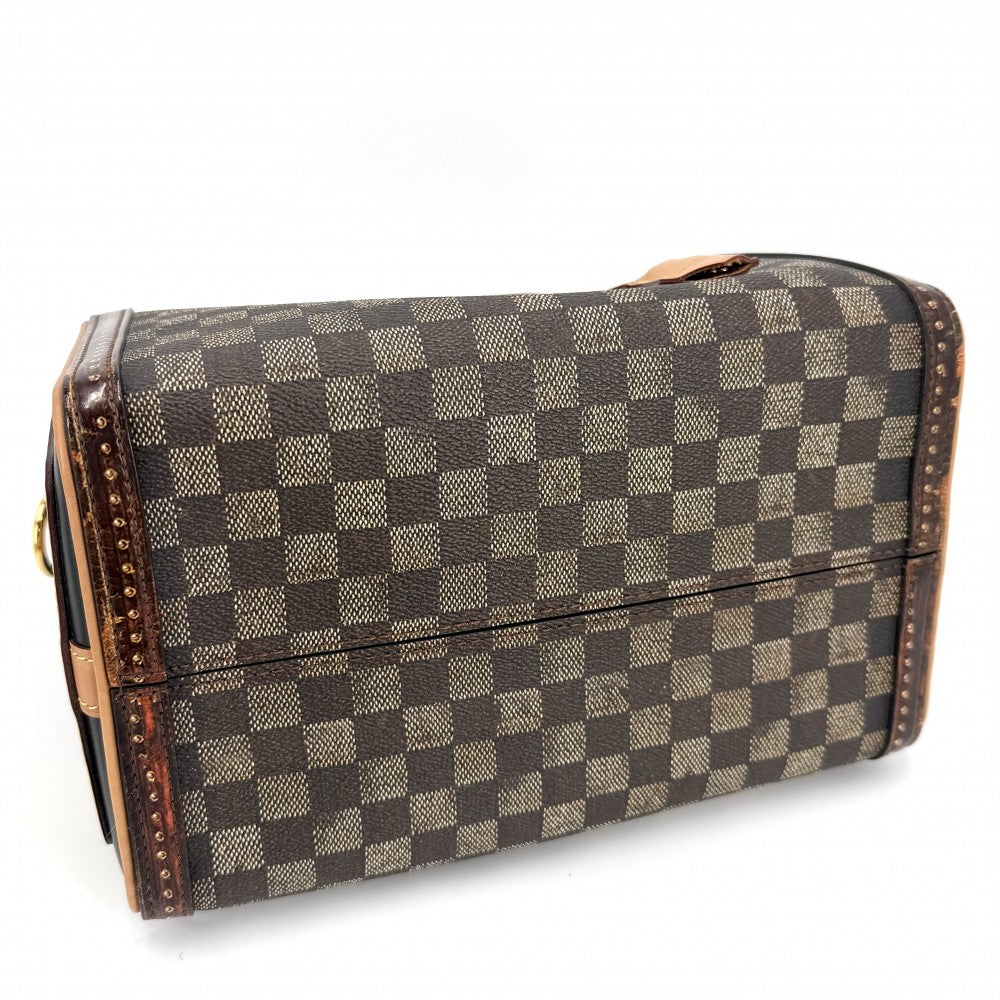 LOUIS VUITTON ルイヴィトン 2WAY トランスフォームド ダミエ スピーディバンドリエール25 ハンドバッグ ショルダーバッグ M52249 ダミエキャンバス ブラウン 茶 ゴールド金具 レディース【中古品】