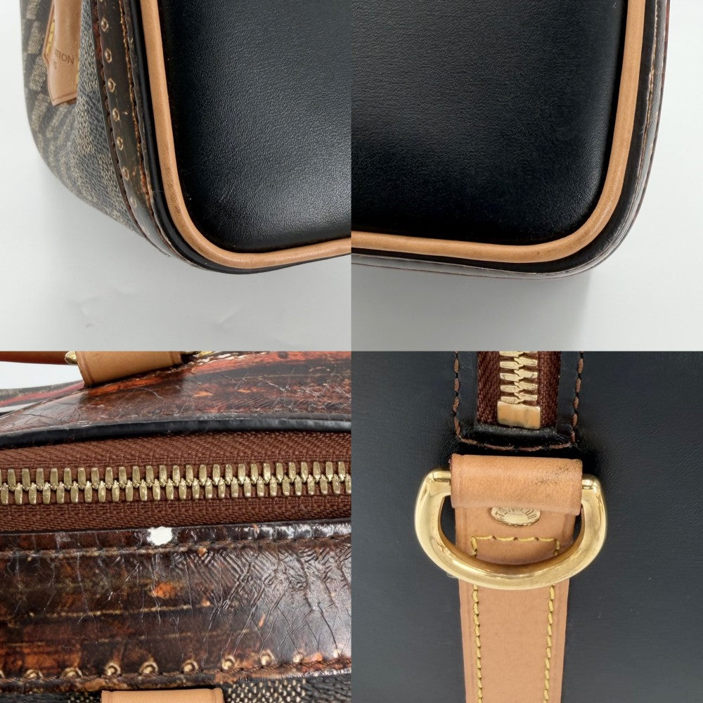 LOUIS VUITTON ルイヴィトン 2WAY トランスフォームド ダミエ スピーディバンドリエール25 ハンドバッグ ショルダーバッグ M52249 ダミエキャンバス ブラウン 茶 ゴールド金具 レディース【中古品】