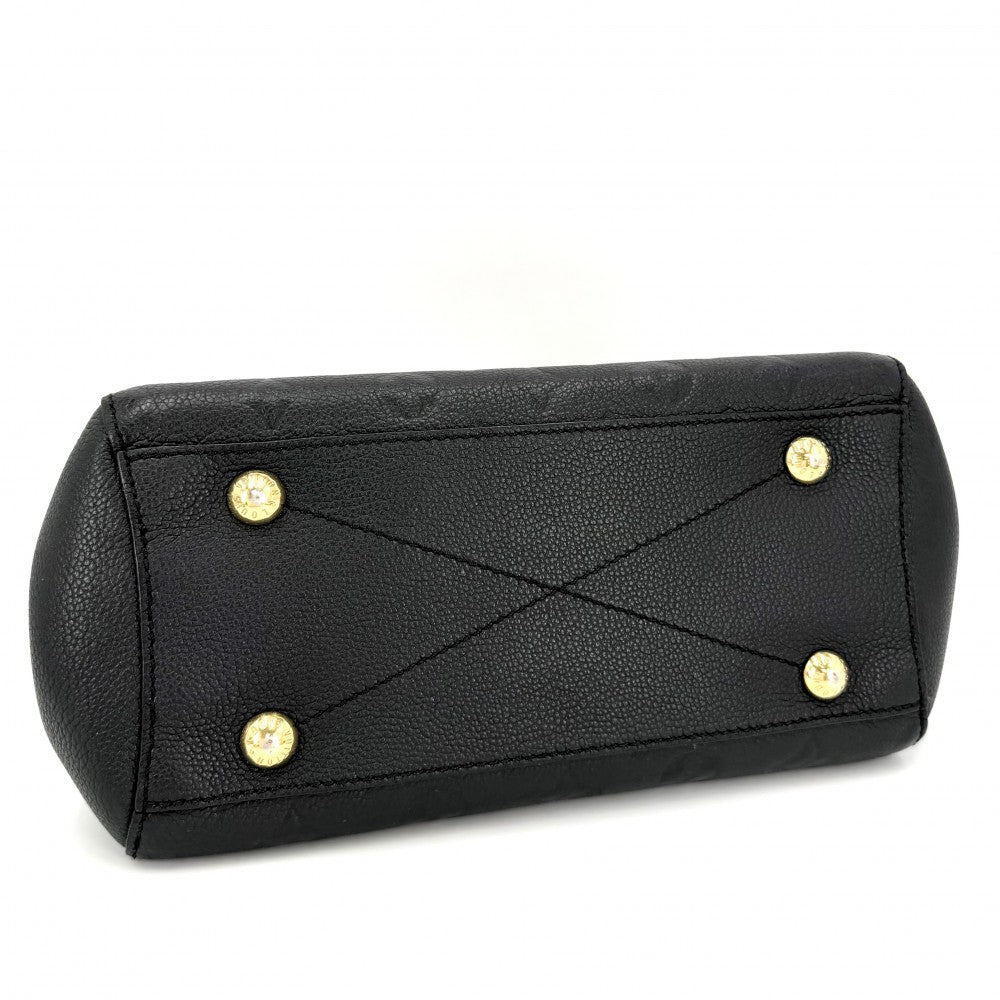 【開店SALE】 LOUIS VUITTON ルイヴィトン 2WAY モノグラムアンプラント モンテーニュBB ハンドバッグ ショルダーバッグ ブラック 黒 M41053 ノワール ゴールド金具 レディース【中古品】