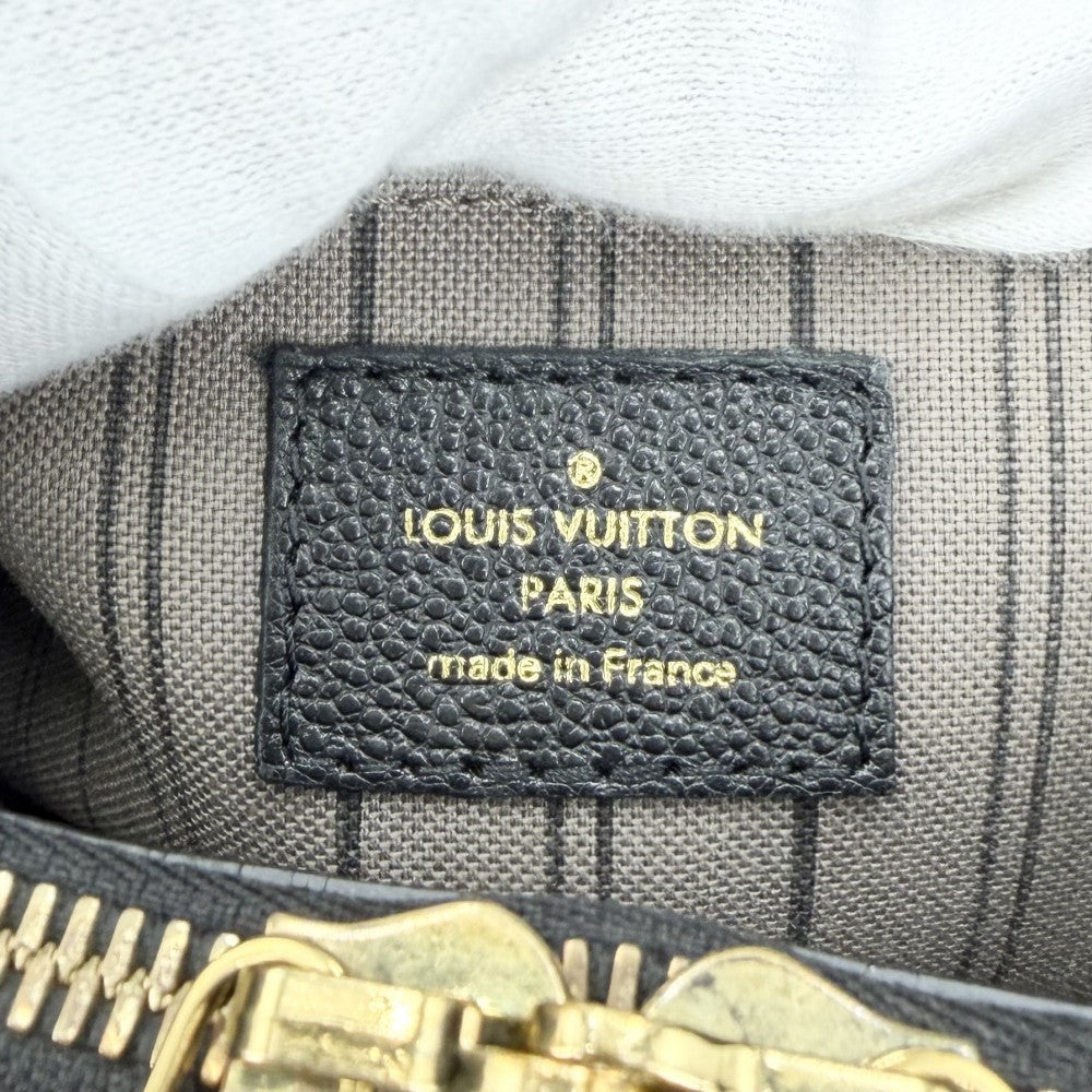 【開店SALE】 LOUIS VUITTON ルイヴィトン 2WAY モノグラムアンプラント モンテーニュBB ハンドバッグ ショルダーバッグ ブラック 黒 M41053 ノワール ゴールド金具 レディース【中古品】