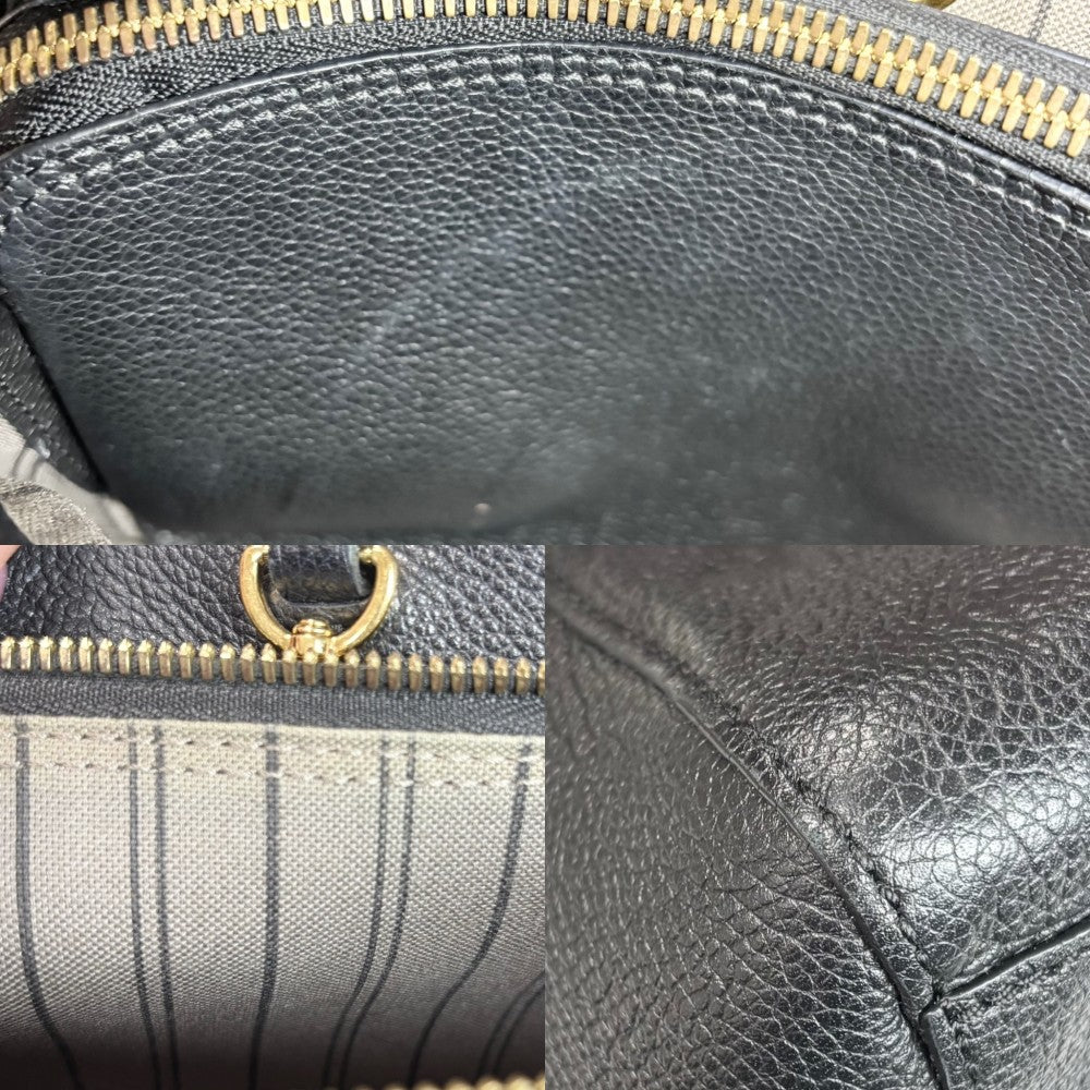 【開店SALE】 LOUIS VUITTON ルイヴィトン 2WAY モノグラムアンプラント モンテーニュBB ハンドバッグ ショルダーバッグ ブラック 黒 M41053 ノワール ゴールド金具 レディース【中古品】