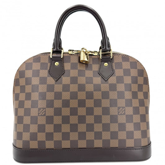 【開店SALE】 LOUIS VUITTON ルイヴィトン ハンドバッグ アルマPM Alma PM N53151 ダミエキャンバス ブラウン 茶 ゴールド金具 レディース【中古品】