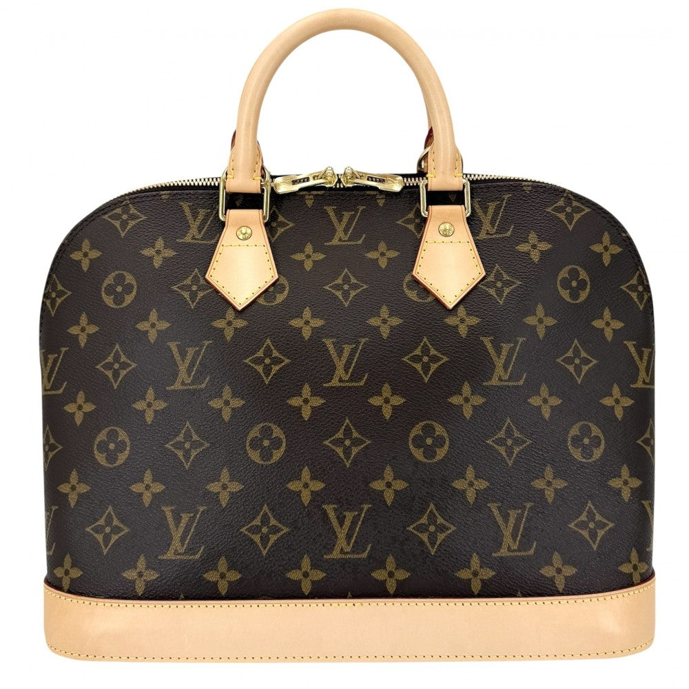 【開店SALE】 LOUIS VUITTON ルイヴィトン ハンドバッグ アルマPM Alma ブラウン 茶 M51130 モノグラムキャンバス ゴールド金具 レディース【中古品】