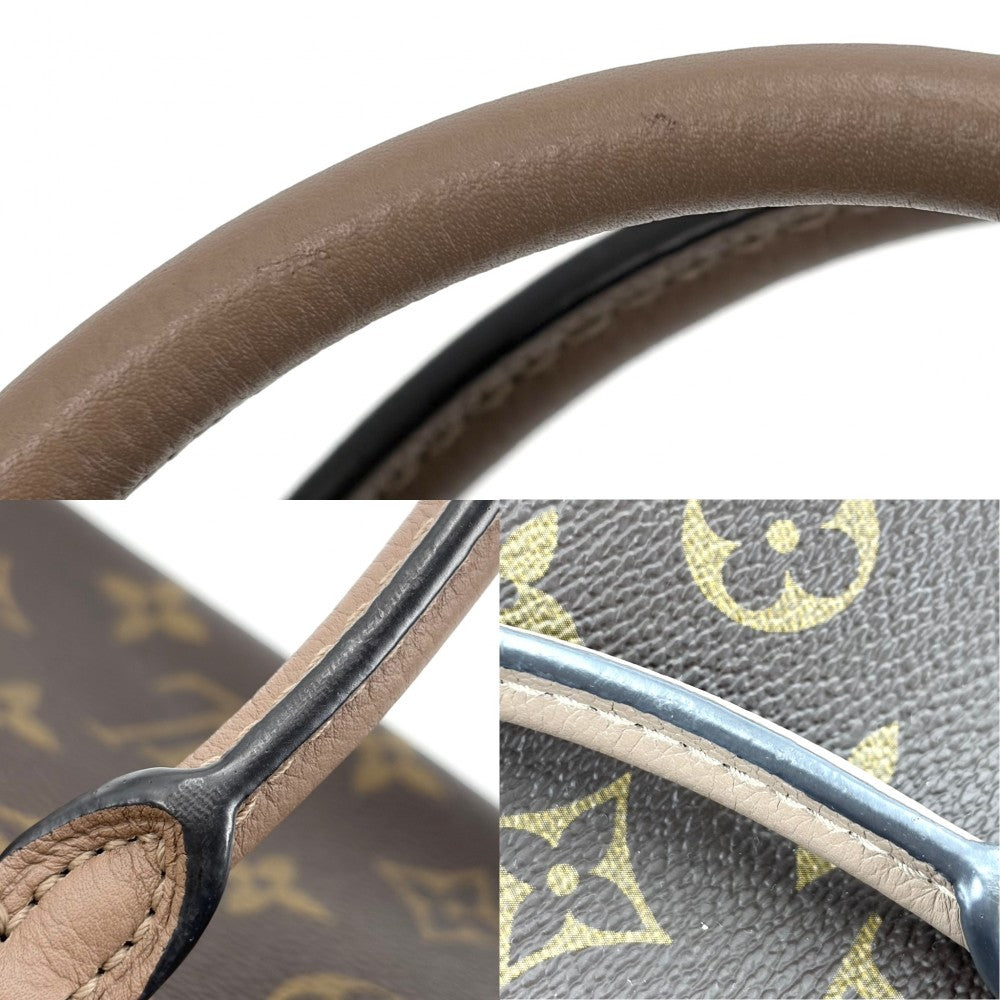 LOUIS VUITTON ルイヴィトン 2WAY モノグラム パラスBB ハンドバッグ ショルダーバッグ Pallas 鞄 かばん M43459 ブラウン 茶 ベージュ ゴールド金具 レディース【中古品】
