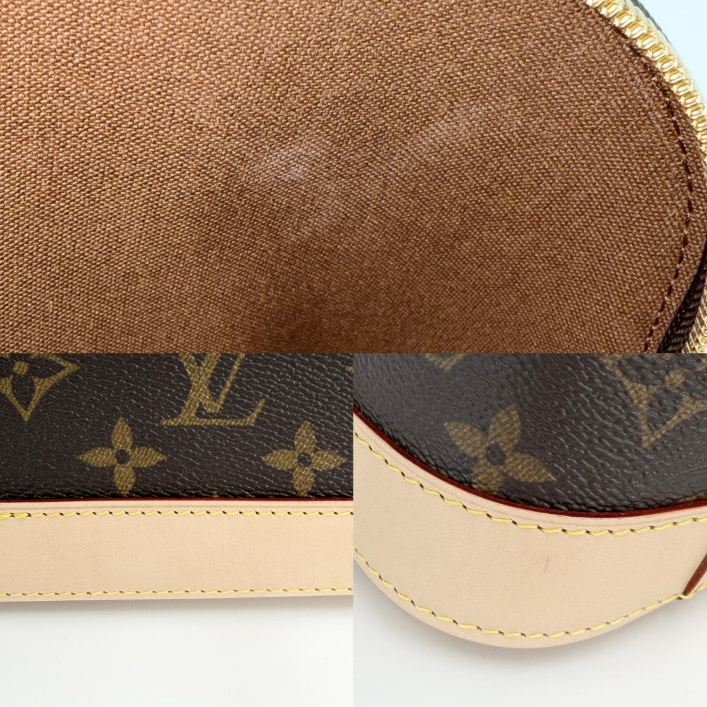 LOUIS VUITTON ルイヴィトン 2WAY モノグラム アルマBB ショルダーバッグ ハンドバッグ 小さめ ミニバッグ M46990 ブラウン 茶 ゴールド金具 レディース【中古品】
