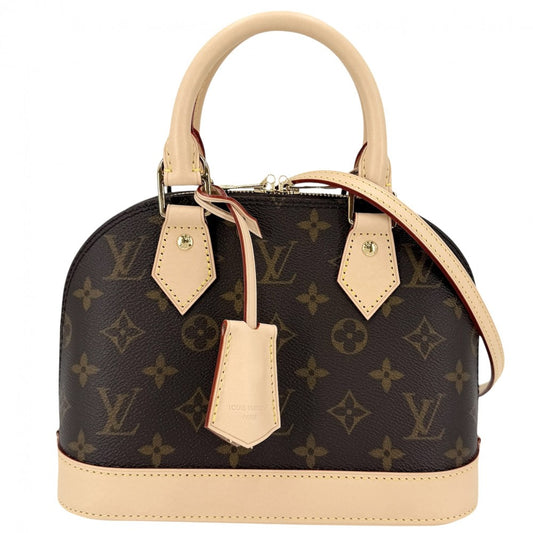 【開店SALE】 LOUIS VUITTON ルイヴィトン 2WAY モノグラム アルマBB ショルダーバッグ ハンドバッグ 小さめ ミニバッグ M46990 ブラウン 茶 ゴールド金具 レディース【中古品】