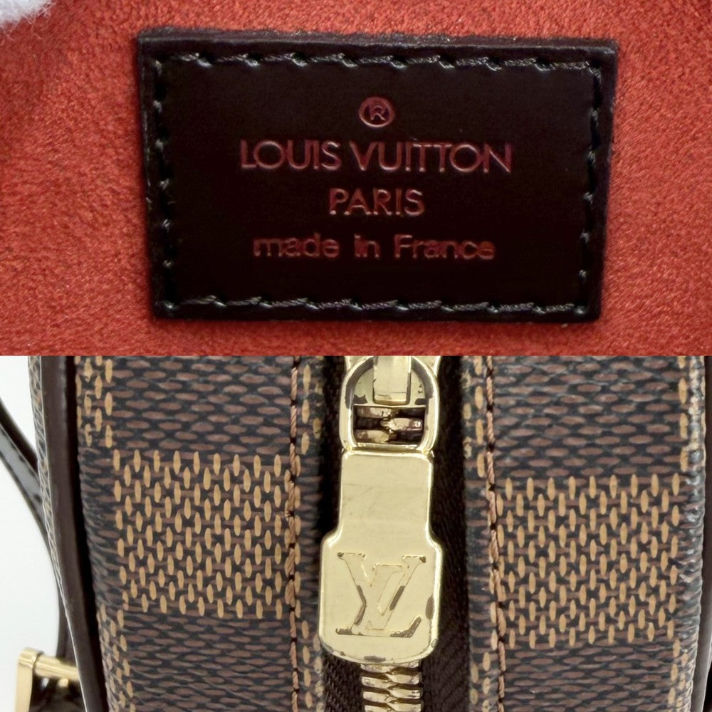 LOUIS VUITTON ルイヴィトン ショルダーバッグ イパネマPM N51294 ダミエキャンバス ブラウン 茶 ゴールド金具 レディース【中古品】