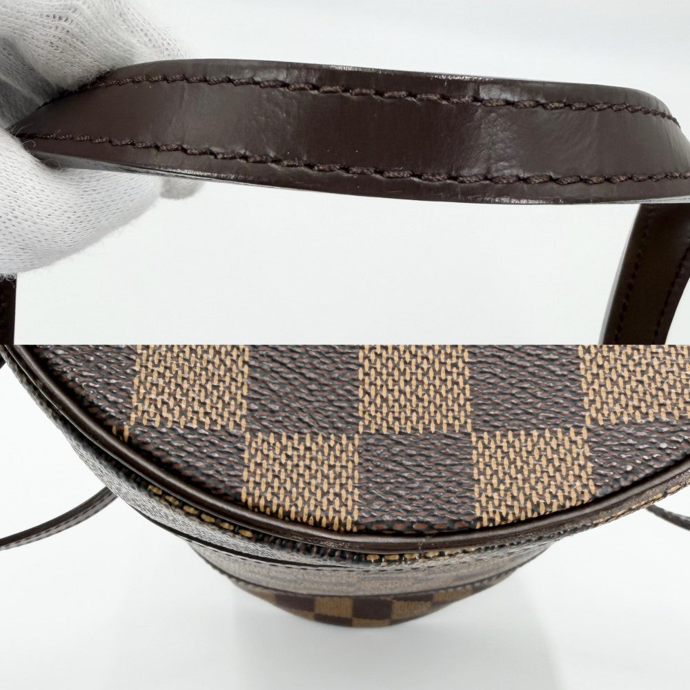 LOUIS VUITTON ルイヴィトン ハンドバッグ パピヨン30 ポーチ付き GM N51303 ダミエキャンバス ブラウン 茶 ゴールド金具 レディース【中古品】