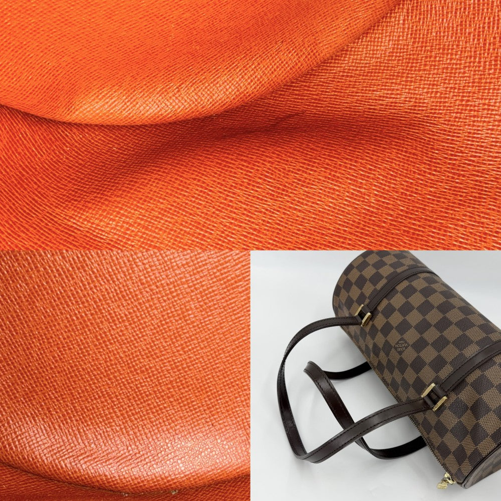 LOUIS VUITTON ルイヴィトン ハンドバッグ パピヨン30 ポーチ付き GM N51303 ダミエキャンバス ブラウン 茶 ゴールド金具 レディース【中古品】