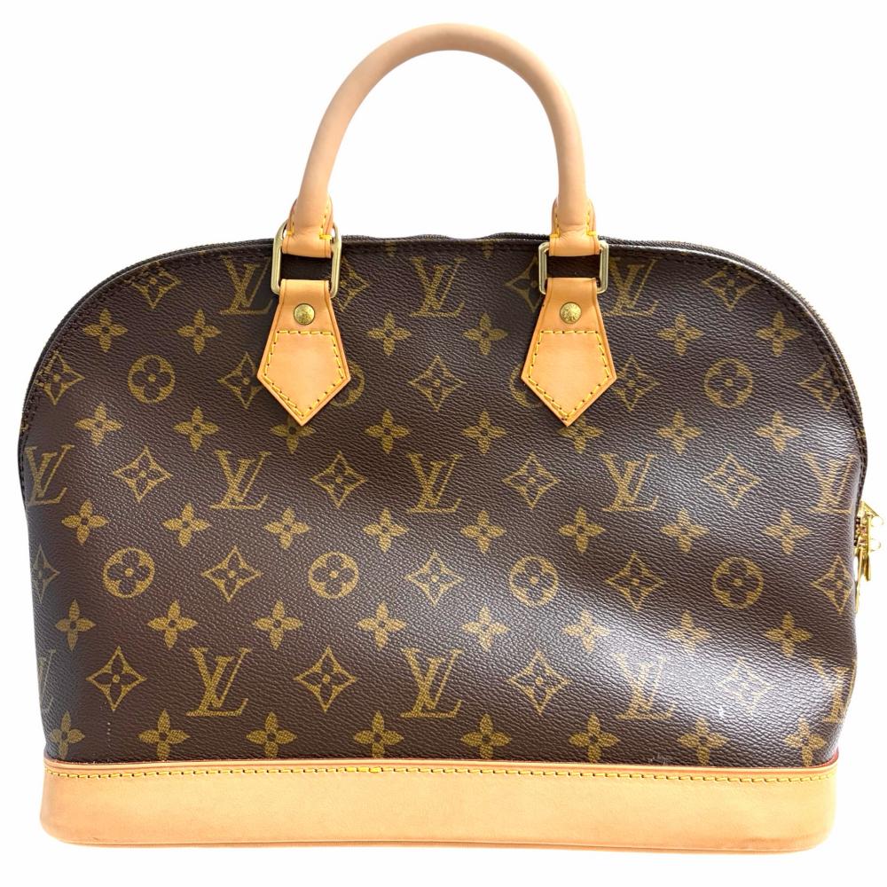 LOUIS VUITTON ルイヴィトン ハンドバッグ アルマPM Alma ブラウン 茶 M51130 モノグラムキャンバス ゴールド金具 レディース【中古品】