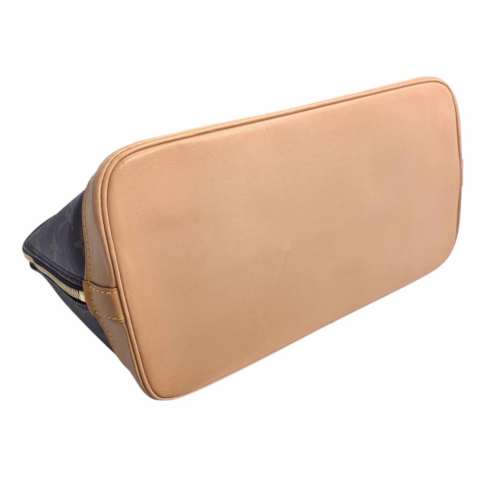 LOUIS VUITTON ルイヴィトン ハンドバッグ アルマPM Alma ブラウン 茶 M51130 モノグラムキャンバス ゴールド金具 レディース【中古品】
