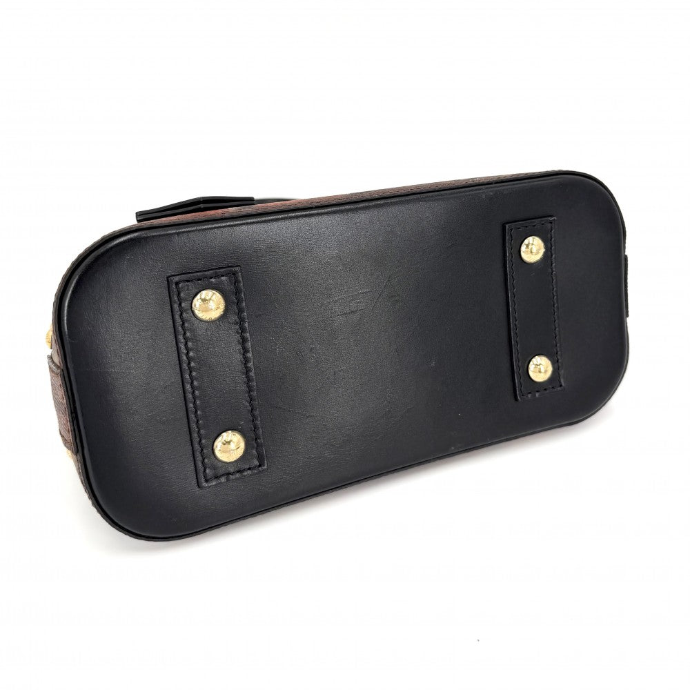 LOUIS VUITTON ルイヴィトン 2WAY トランスフォード・モノグラム アルマBB ハンドバッグ ショルダーバッグ ミニバッグ ブラウン 茶 タイムトランク M52743 ゴールド金具 レディース【中古品】