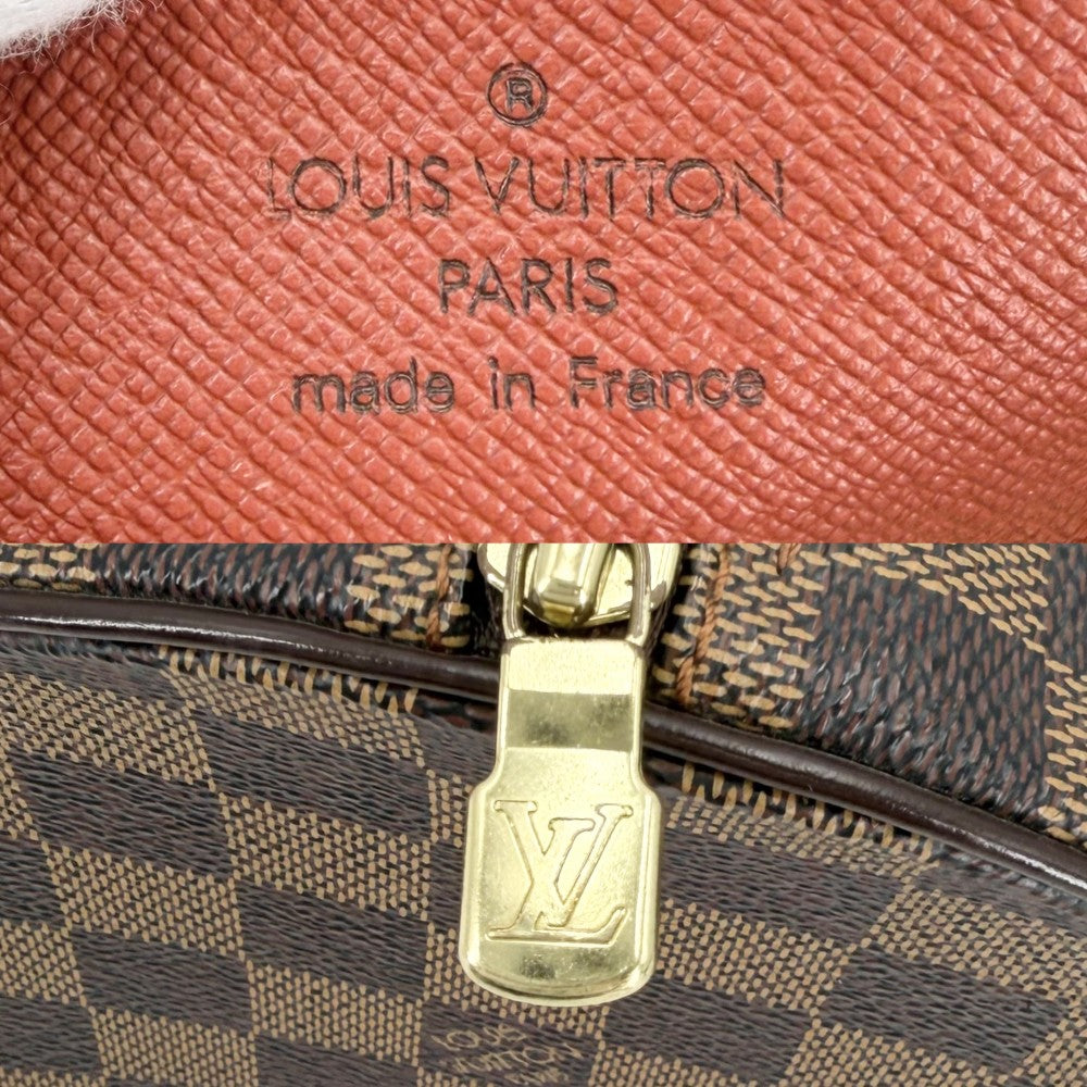 LOUIS VUITTON ルイヴィトン ハンドバッグ パピヨン30 ポーチ付き GM N51303 ダミエキャンバス ブラウン 茶 ゴールド金具 レディース【中古品】