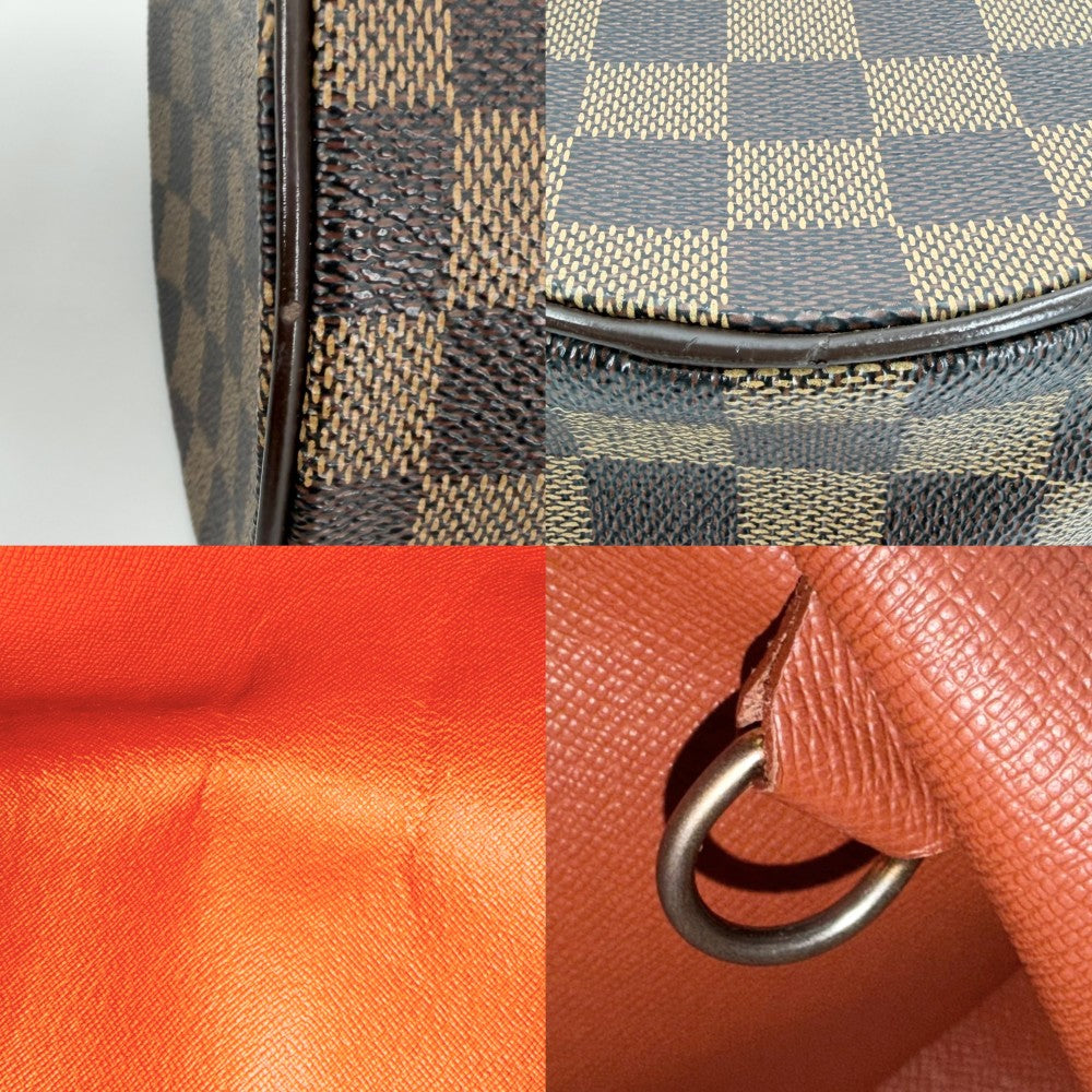 LOUIS VUITTON ルイヴィトン ハンドバッグ パピヨン30 ポーチ付き GM N51303 ダミエキャンバス ブラウン 茶 ゴールド金具 レディース【中古品】