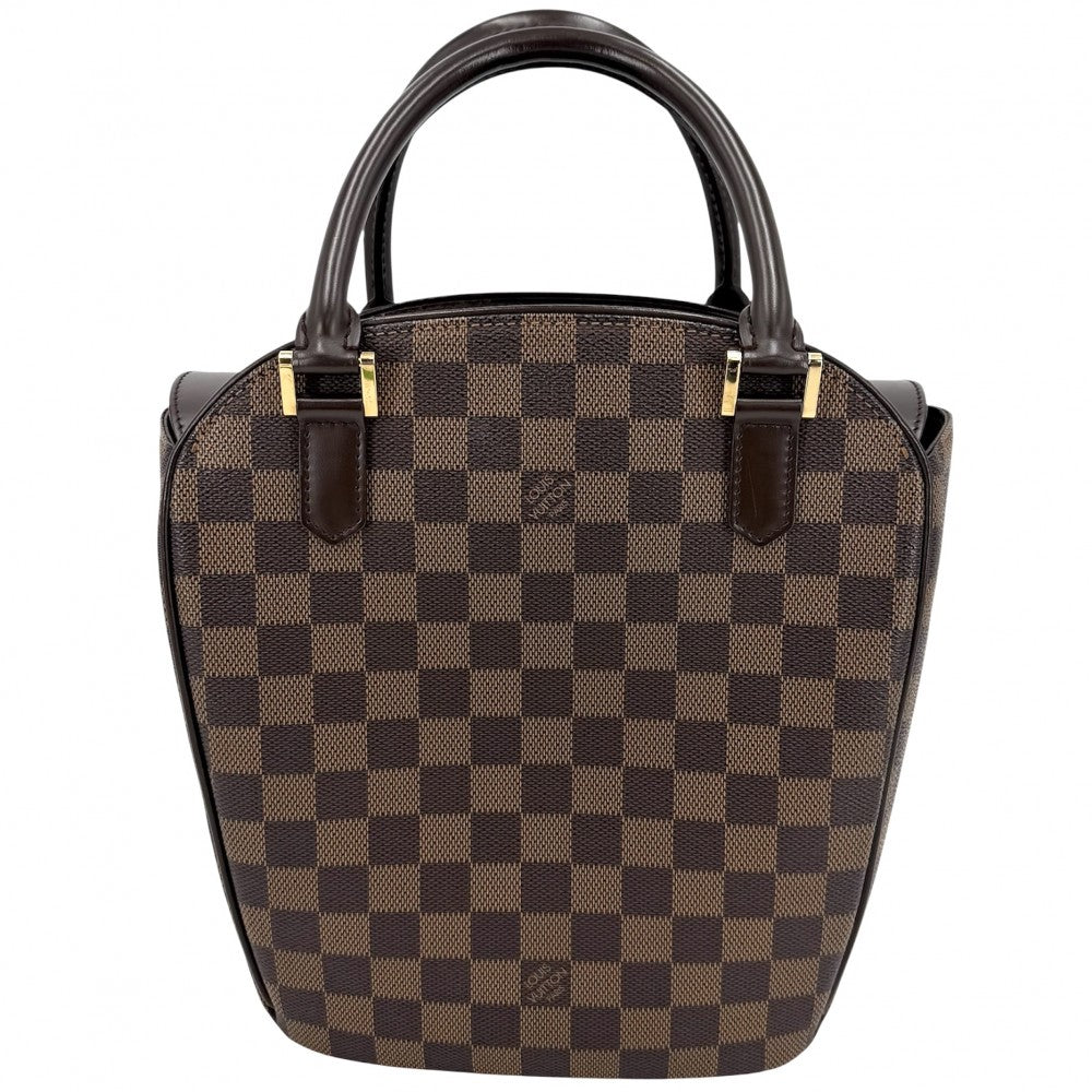 LOUIS VUITTON ルイヴィトン ハンドバッグ サリアソー N51284 ダミエキャンバス ブラウン 茶 ゴールド金具 レディース【中古品】