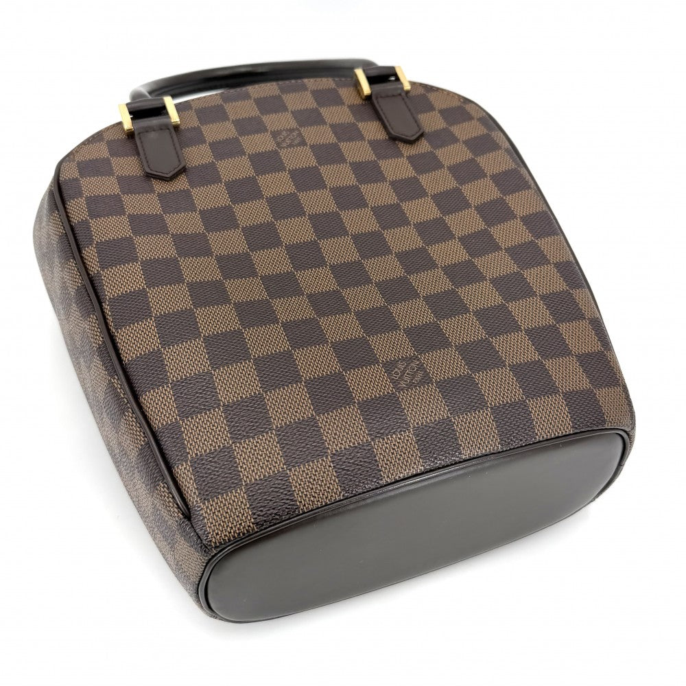 LOUIS VUITTON ルイヴィトン ハンドバッグ サリアソー N51284 ダミエキャンバス ブラウン 茶 ゴールド金具 レディース【中古品】