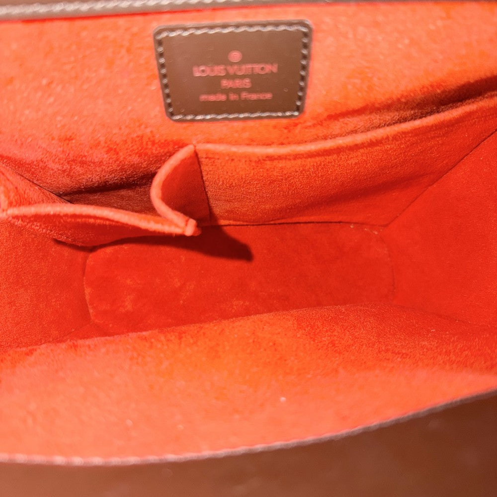 LOUIS VUITTON ルイヴィトン ハンドバッグ サリアソー N51284 ダミエキャンバス ブラウン 茶 ゴールド金具 レディース【中古品】
