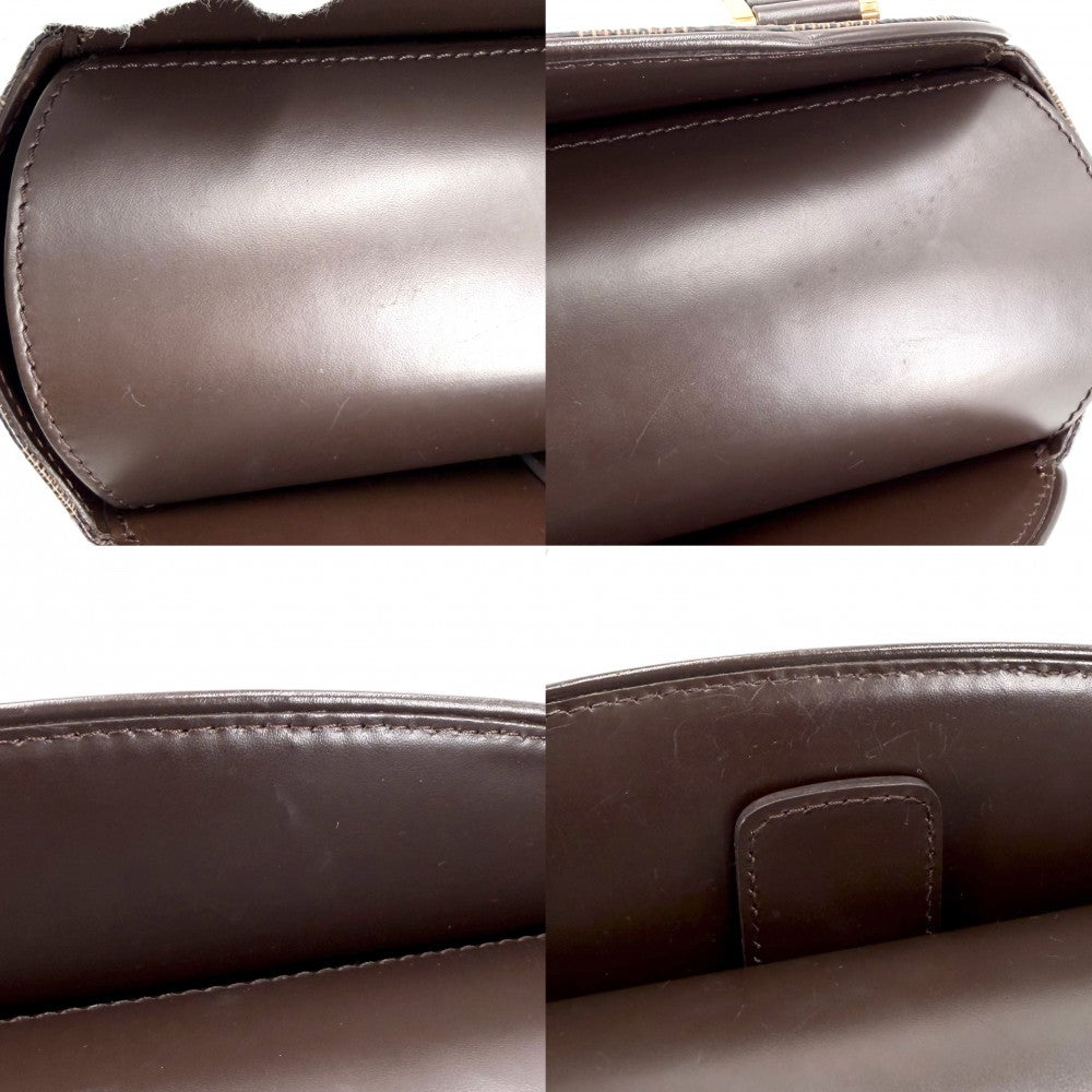 LOUIS VUITTON ルイヴィトン ハンドバッグ サリアソー N51284 ダミエキャンバス ブラウン 茶 ゴールド金具 レディース【中古品】
