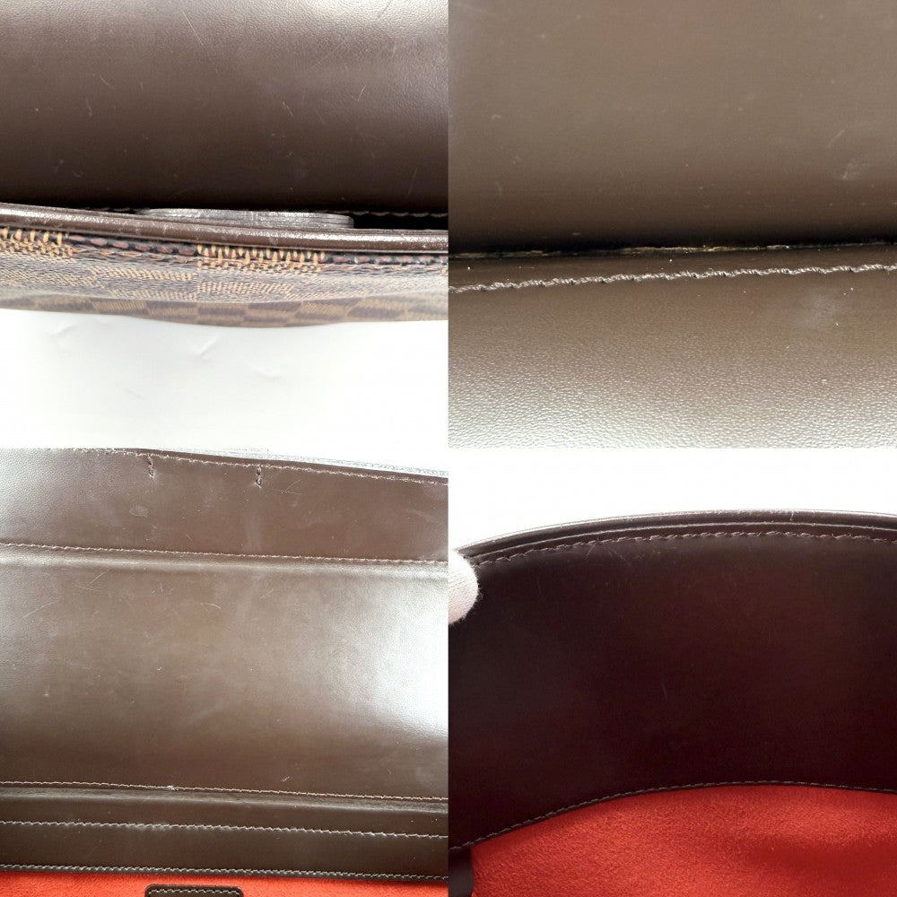 LOUIS VUITTON ルイヴィトン ハンドバッグ サリアソー N51284 ダミエキャンバス ブラウン 茶 ゴールド金具 レディース【中古品】