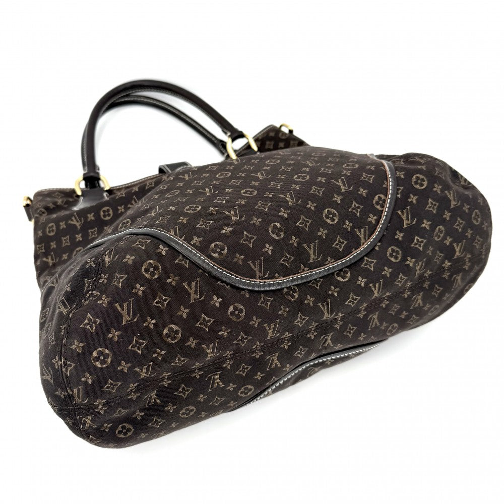 【開店SALE】 LOUIS VUITTON ルイヴィトン 2WAY エレジー トートバッグ ショルダーバッグ ハンドバッグ ブラウン M56696 モノグラムイディール フザン ゴールド金具 レディース【中古品】