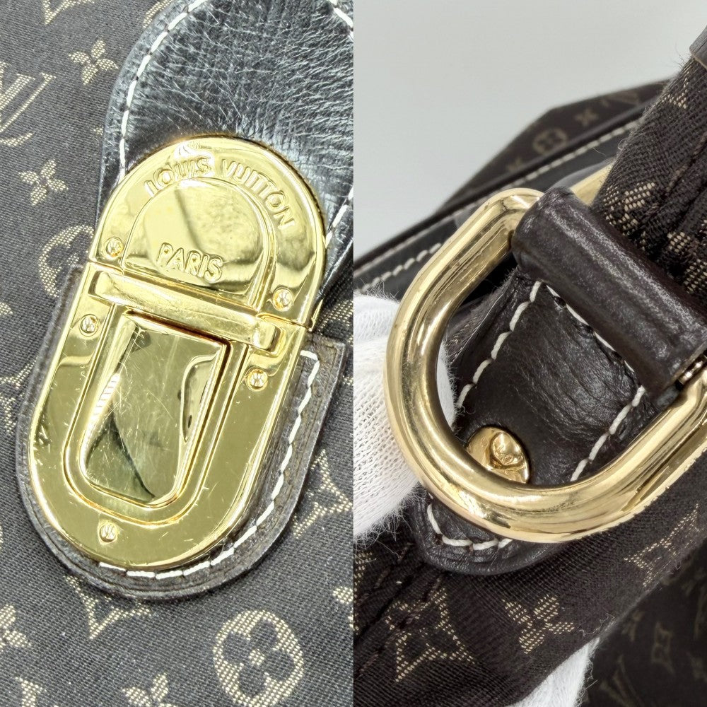 【開店SALE】 LOUIS VUITTON ルイヴィトン 2WAY エレジー トートバッグ ショルダーバッグ ハンドバッグ ブラウン M56696 モノグラムイディール フザン ゴールド金具 レディース【中古品】