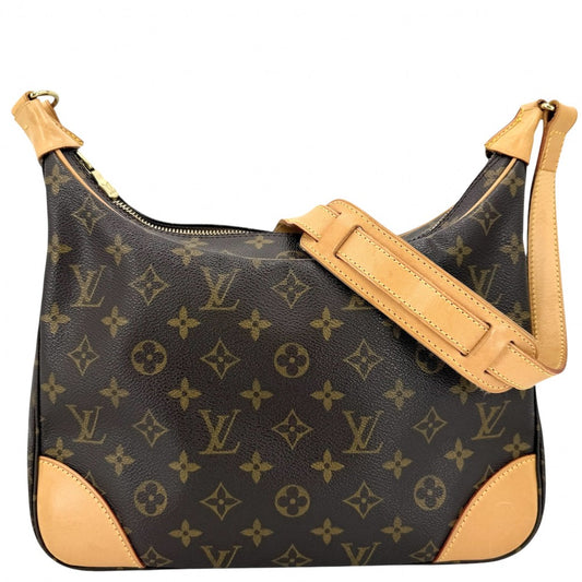 LOUIS VUITTON ルイヴィトン ショルダーバッグ モノグラム ブローニュ30 M51265 ブラウン 茶 ゴールド金具 レディース【中古品】