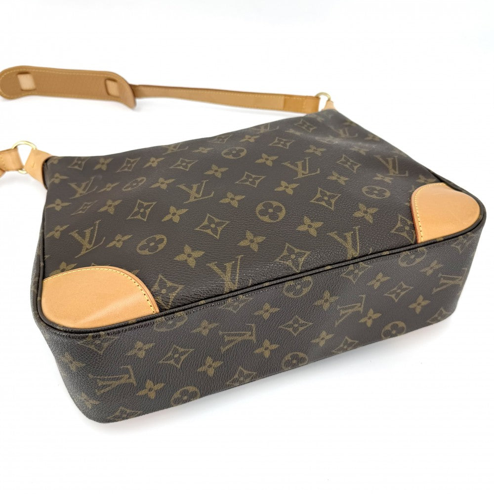 LOUIS VUITTON ルイヴィトン ショルダーバッグ モノグラム ブローニュ30 M51265 ブラウン 茶 ゴールド金具 レディース【中古品】