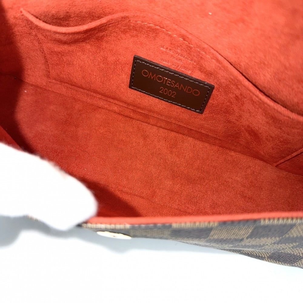 【開店SALE】 LOUIS VUITTON ルイヴィトン ハンドバッグ ダミエ レコレーター 小さめ N51299 ブラウン 茶 ゴールド金具 レディース【中古品】
