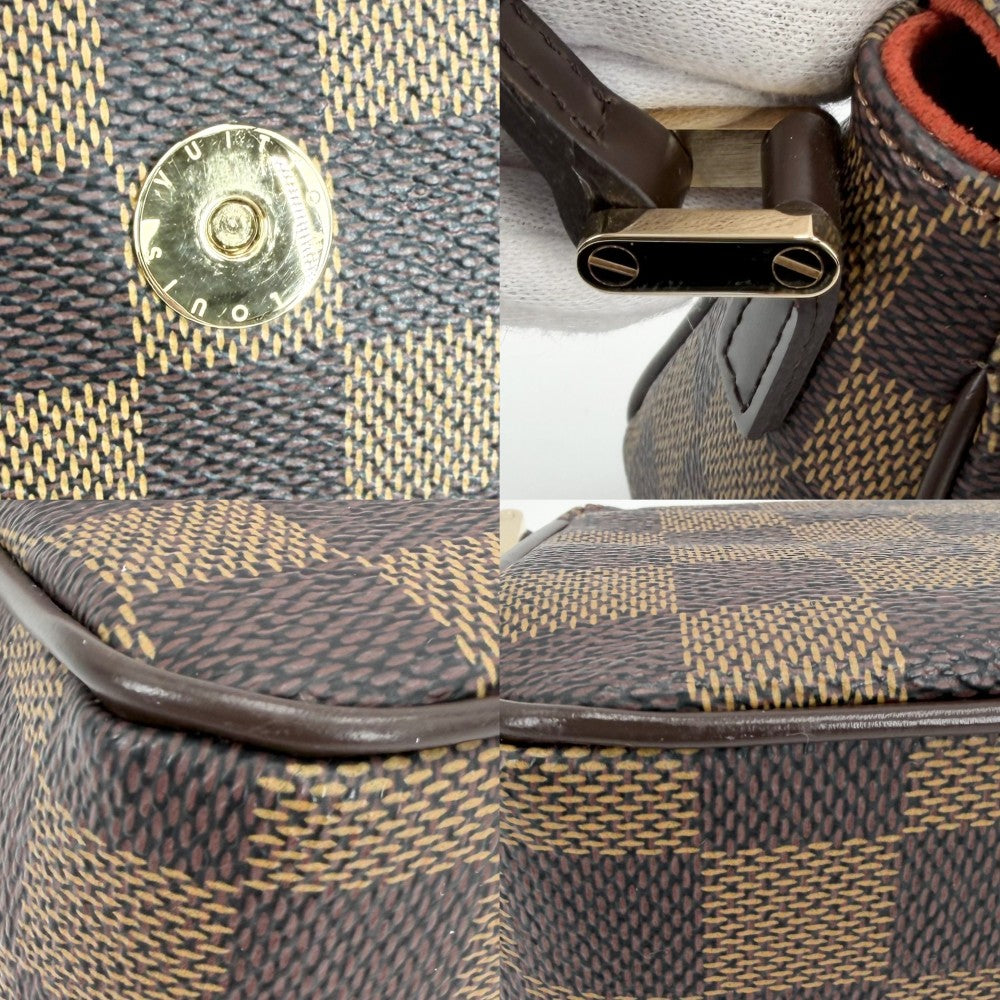【開店SALE】 LOUIS VUITTON ルイヴィトン ハンドバッグ ダミエ レコレーター 小さめ N51299 ブラウン 茶 ゴールド金具 レディース【中古品】