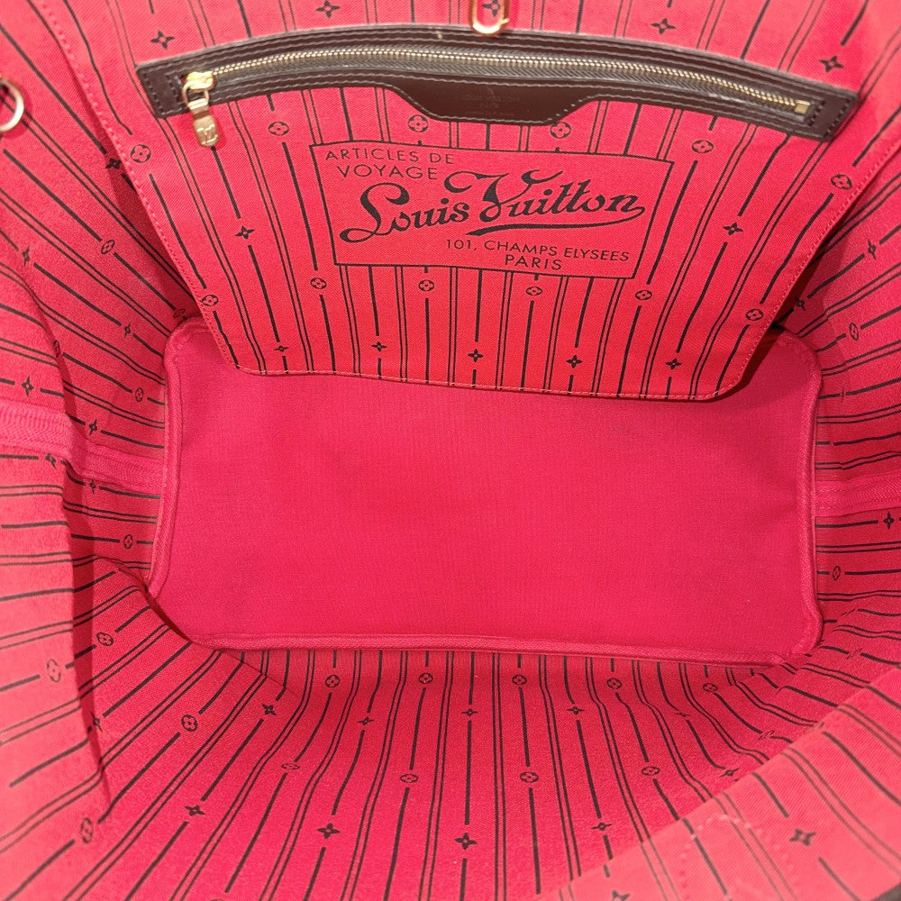 LOUIS VUITTON ルイヴィトン トートバッグ ネヴァーフルGM ハンドバッグ N51106 ダミエキャンバス ブラウン 茶 ゴールド金具 レディース【中古品】