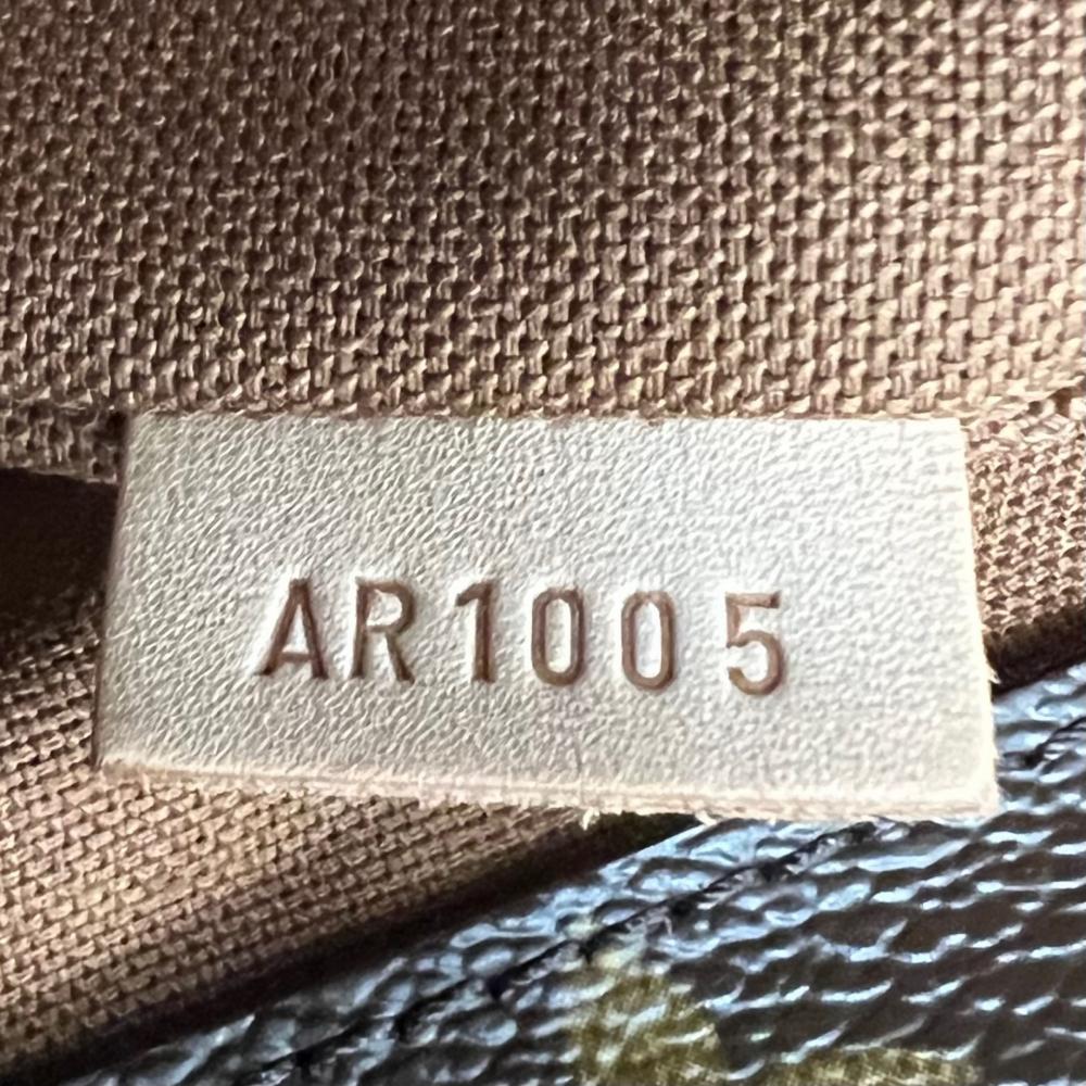LOUIS VUITTON ルイヴィトン トートバッグ カバメゾ 大容量 M51151 モノグラムキャンバス ヌメ革 ブラウン 茶 ゴールド金具 レディース【中古品】