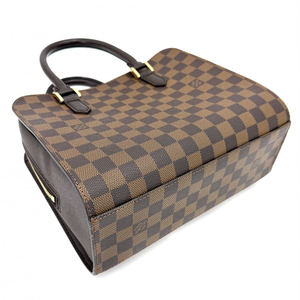 LOUIS VUITTON ルイヴィトン ハンドバッグ トリアナ N51155 ダミエキャンバス ブラウン 茶 ゴールド金具 レディース【中古品】