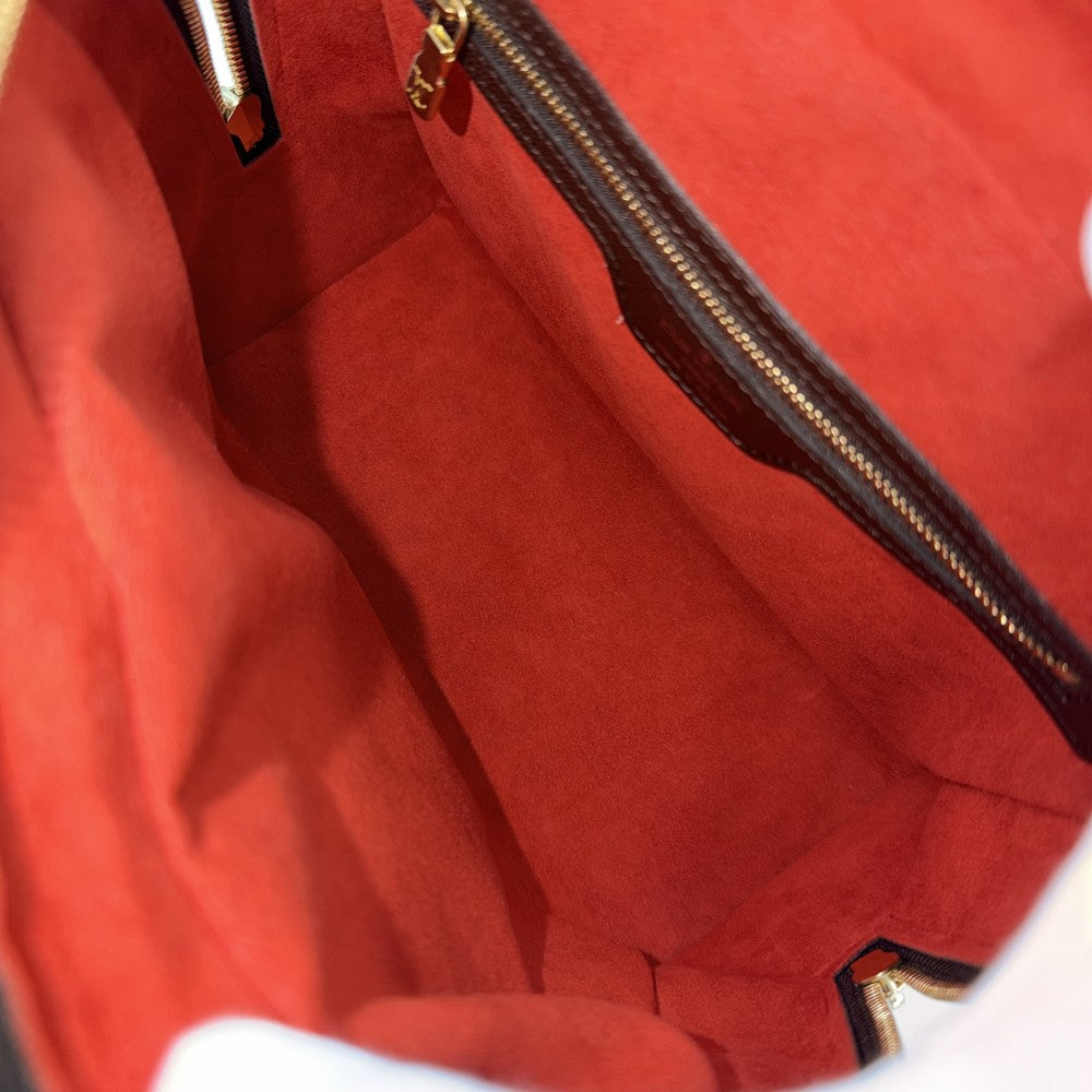 LOUIS VUITTON ルイヴィトン ハンドバッグ トリアナ N51155 ダミエキャンバス ブラウン 茶 ゴールド金具 レディース【中古品】